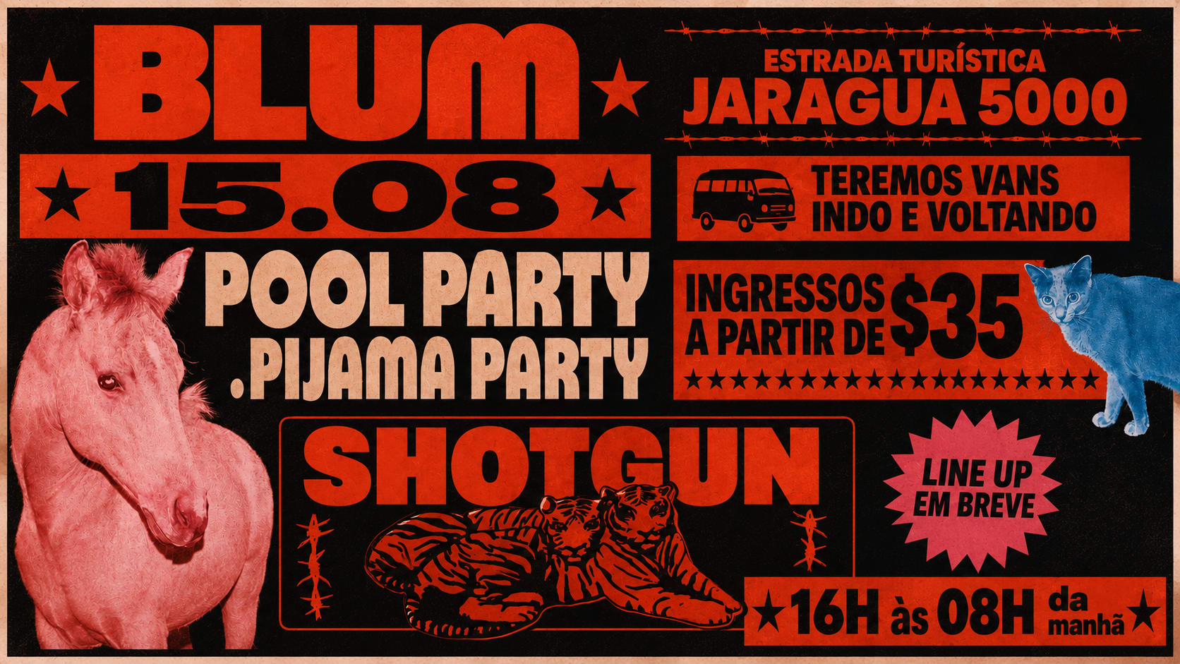 Blum! Pool Party .  Pijama Party 15.08