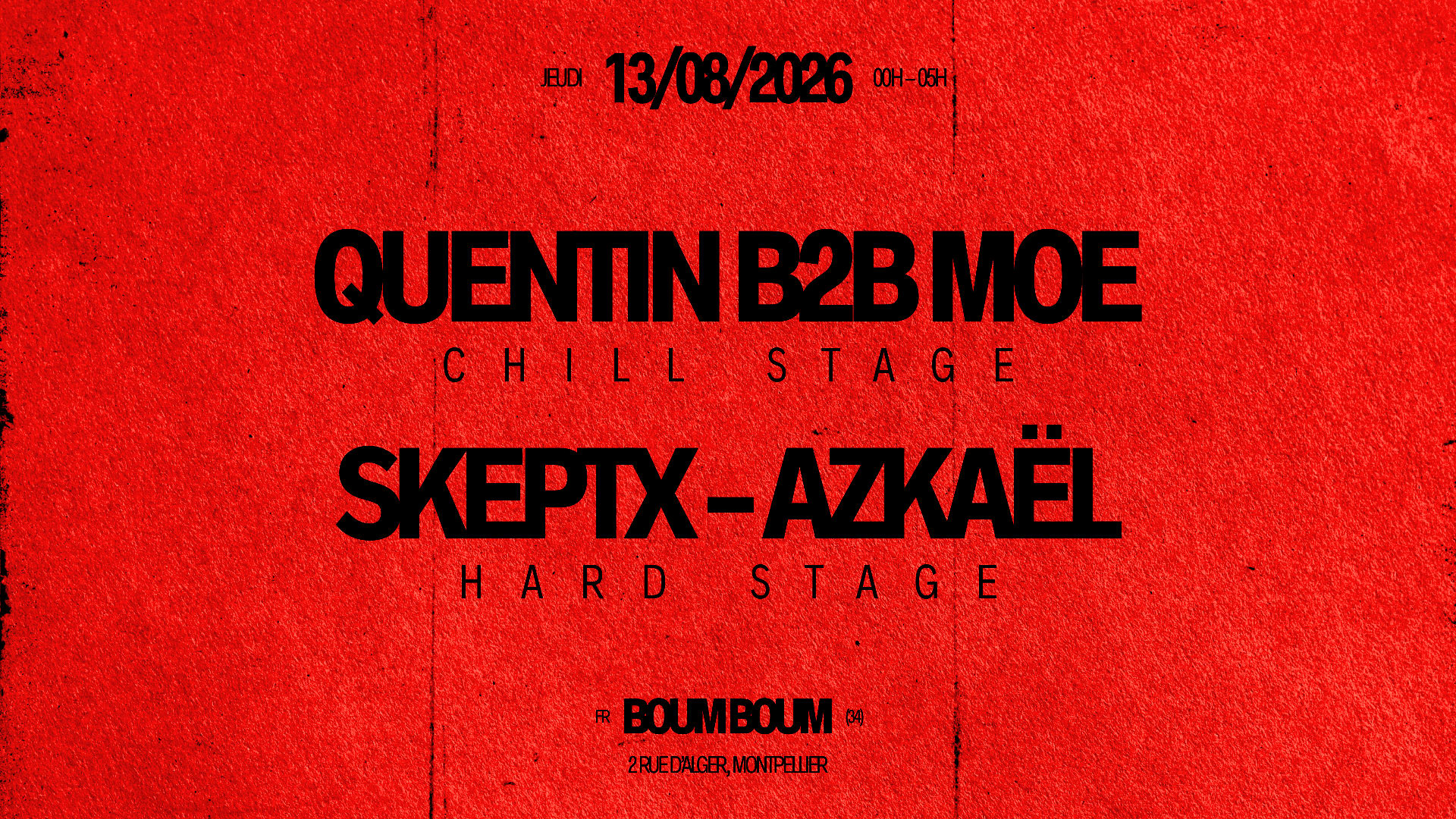 Boum Boum : Chill Stage Vs Hard Stage