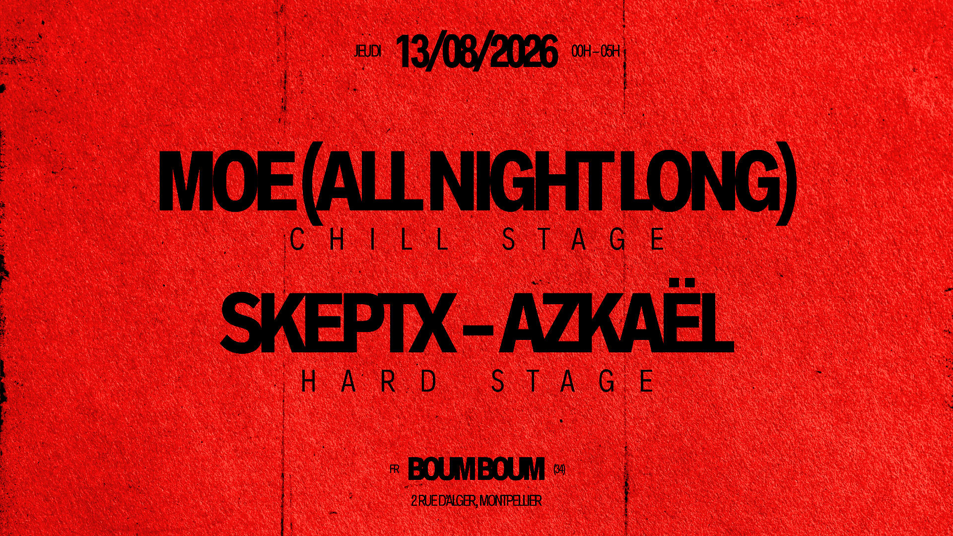Boum Boum : Chill Stage Vs Hard Stage