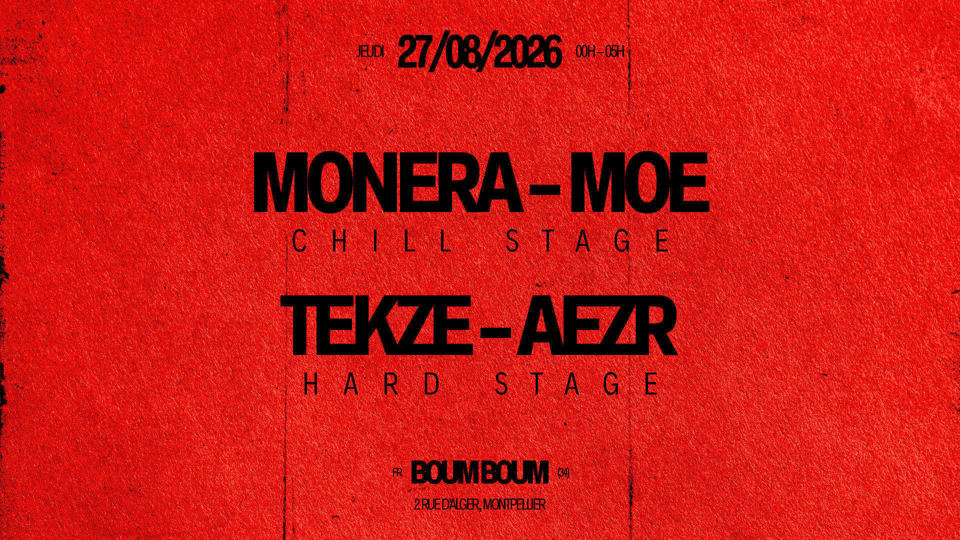 Boum Boum : Chill Stage Vs Hard Stage
