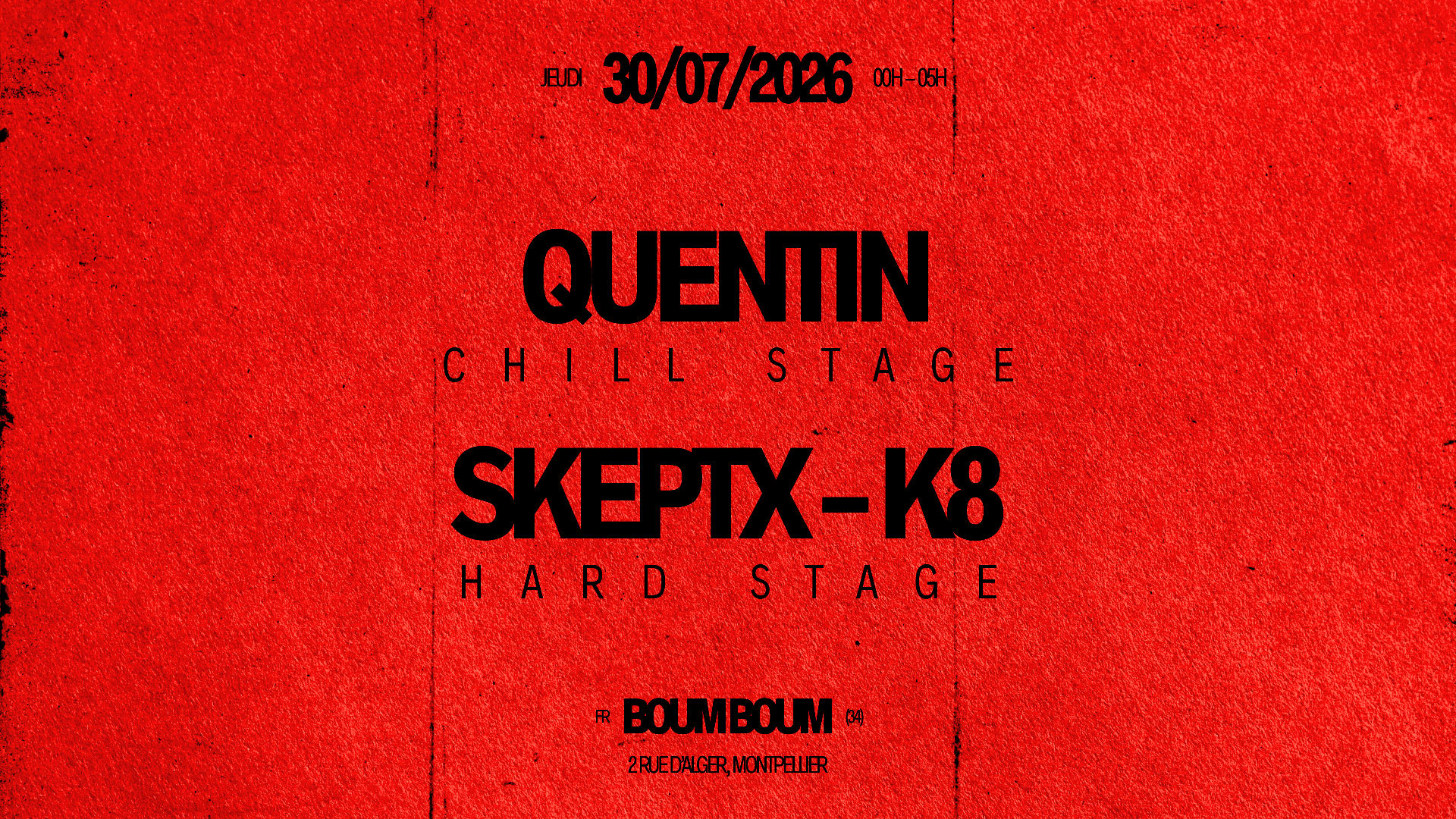 Boum Boum : Chill Stage Vs Hard Stage