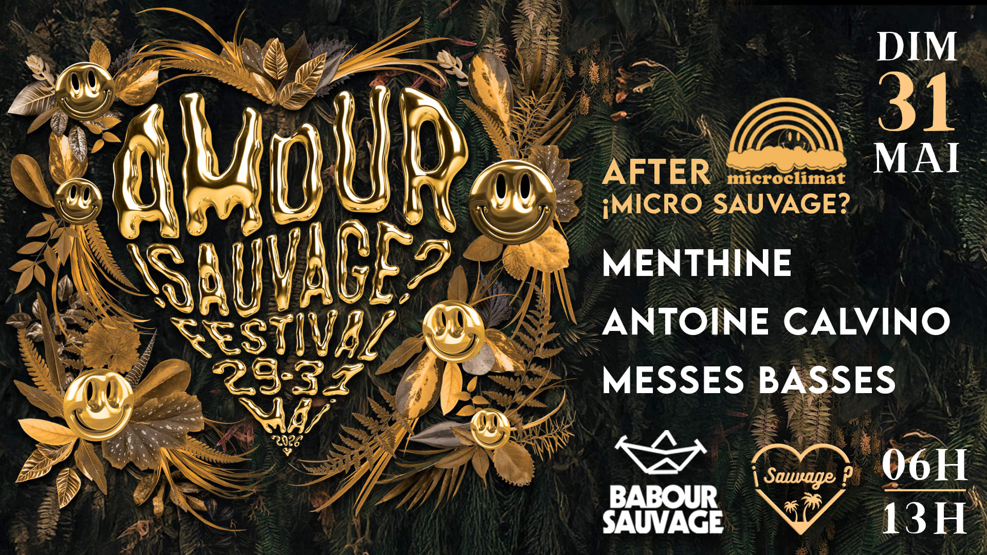 After Microclimat Sauvage 6h-13h · Dim 31.05