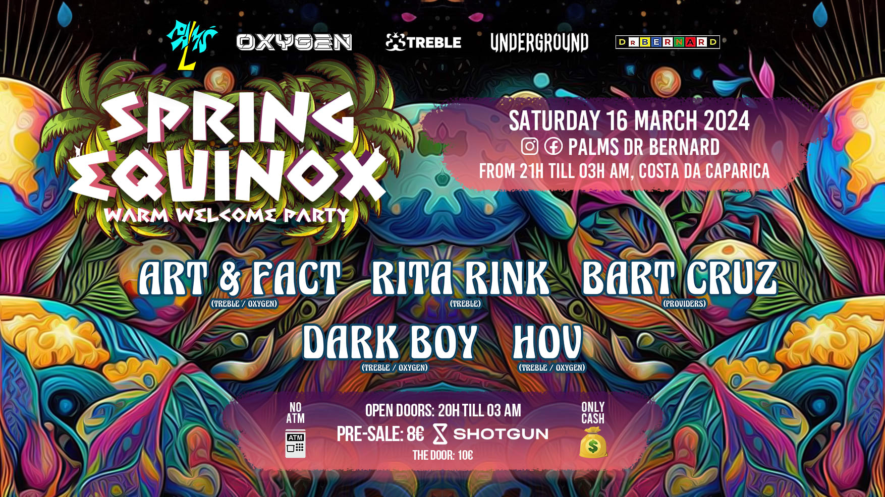 Oxygen & Underground Presents: Spring Equinox Warm Welcome