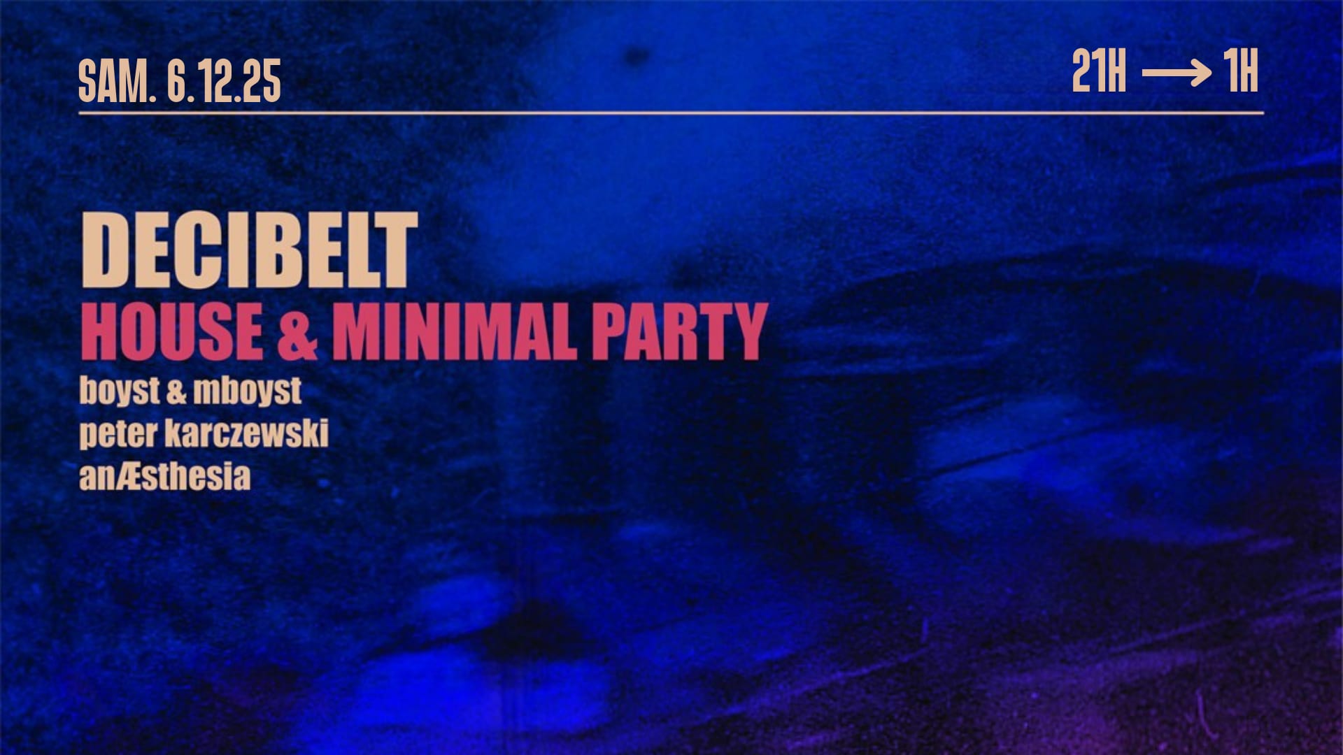 Decibelt - House & Minimal Party