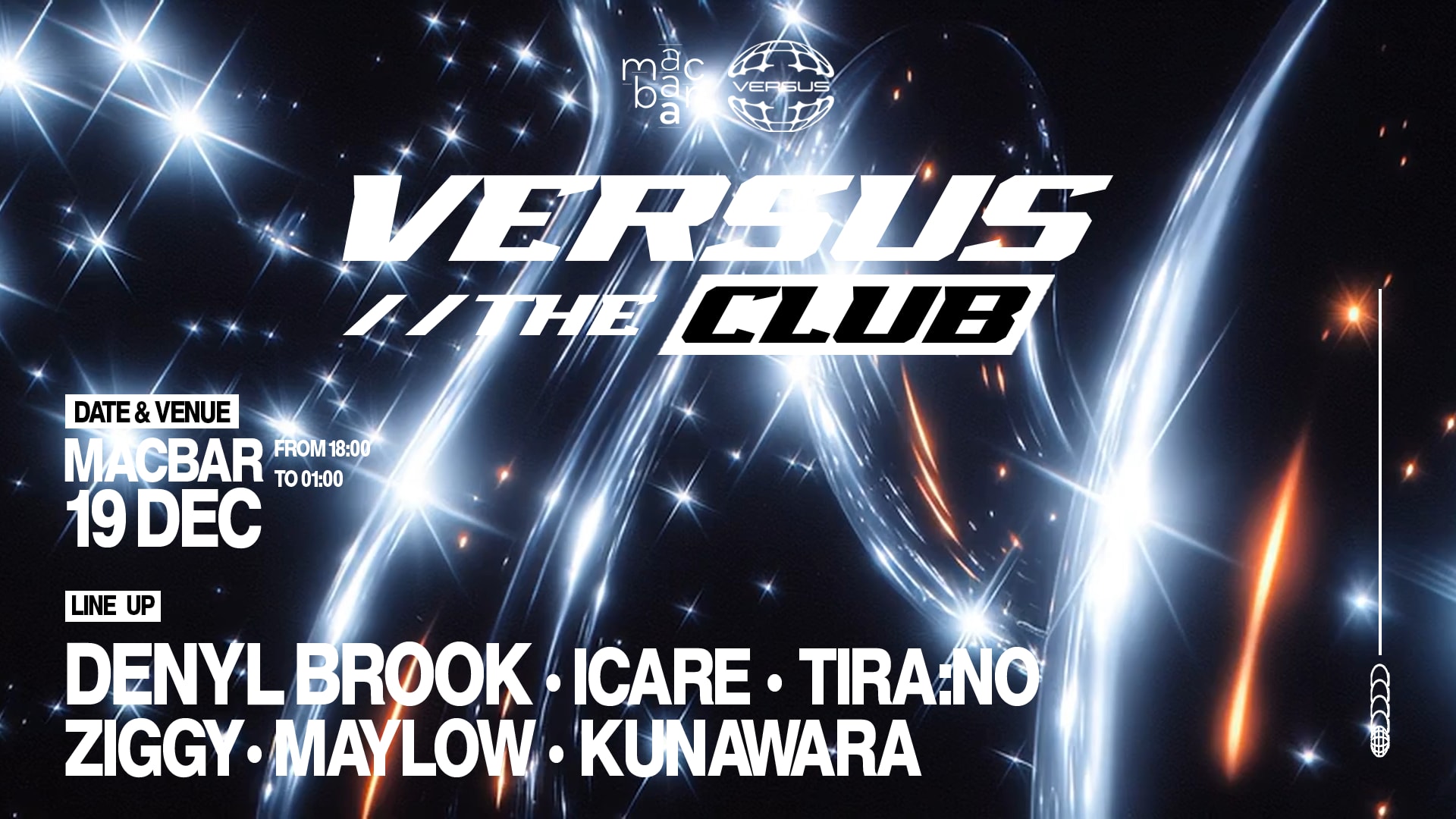 Versus The Club #3 W/ Denyl Brook, Icare, Tira:No & More