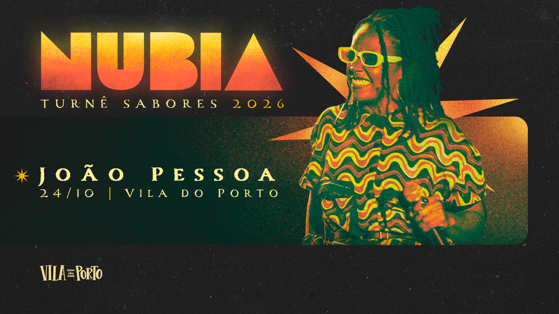 Núbia - Turnê Sabores 2026 // Radiola Jamaicana E Mebiah