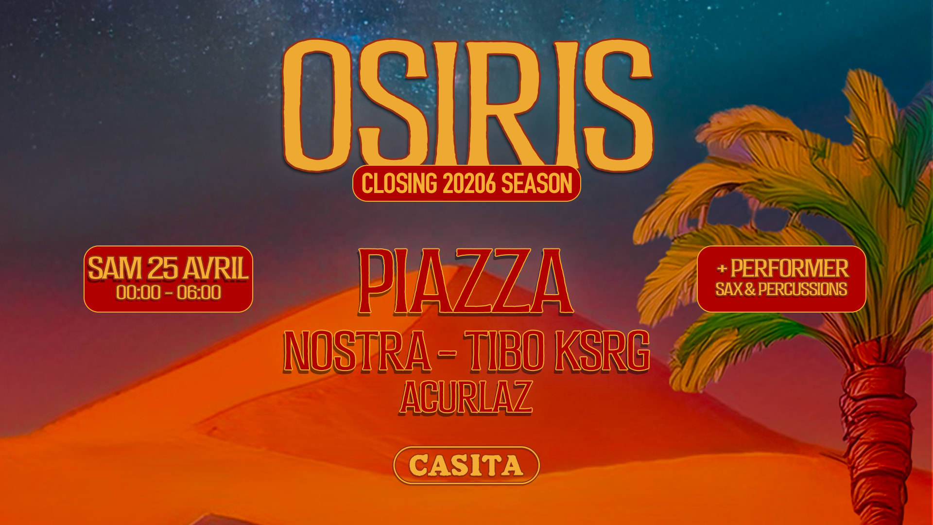 Sam 25 - Piazza X Osiris