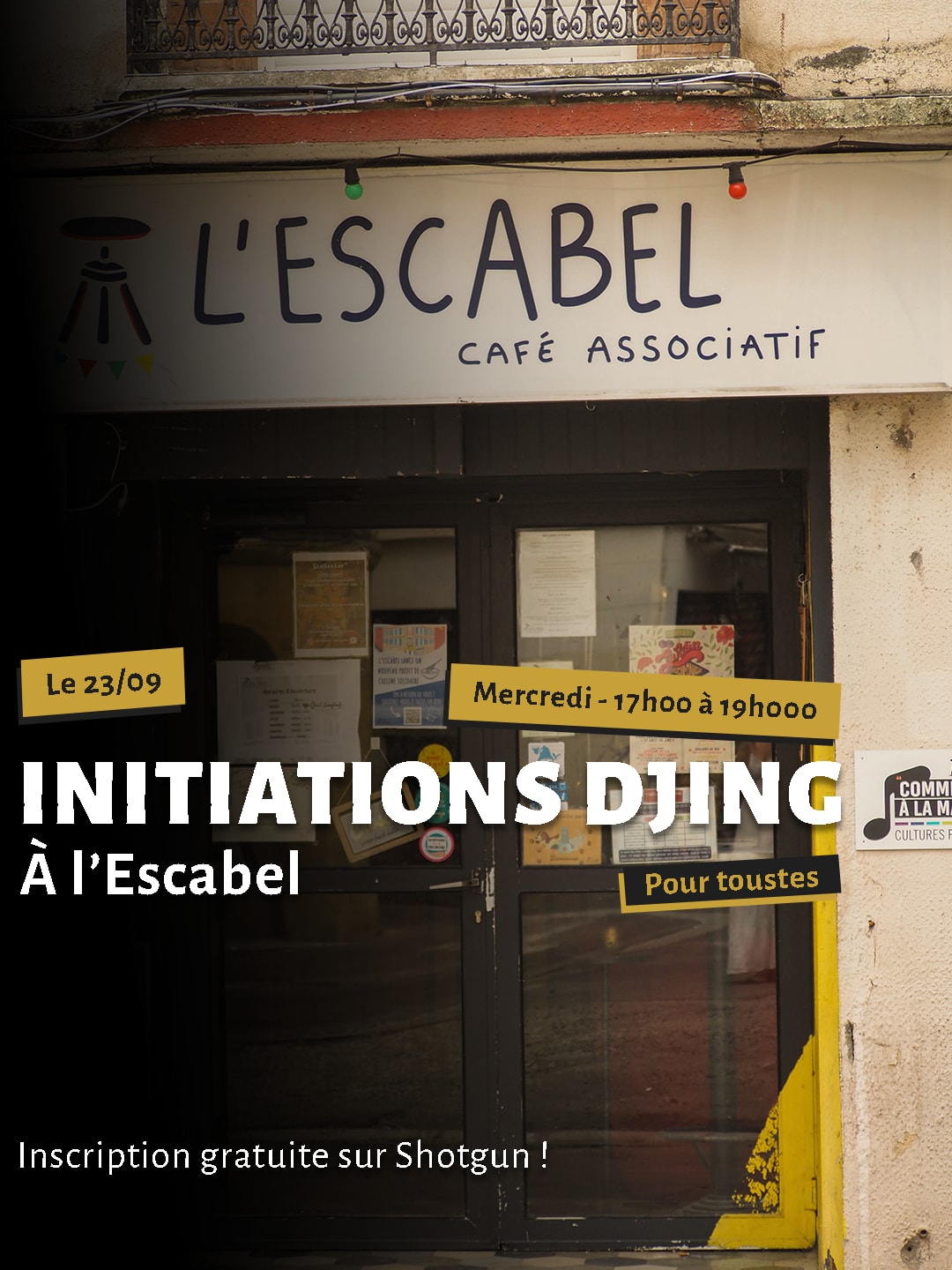 Atelier Découverte Au Djing - Pour Toustes - 23 Septembre