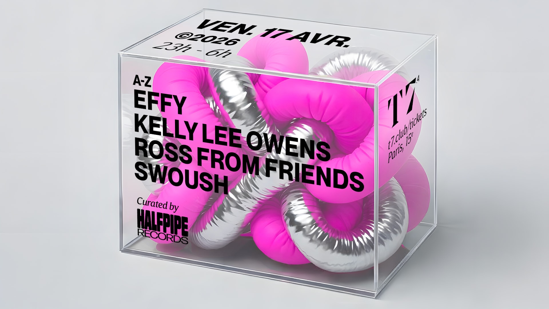 T7 : Kelly Lee Owens, Ross From Friends, Effy