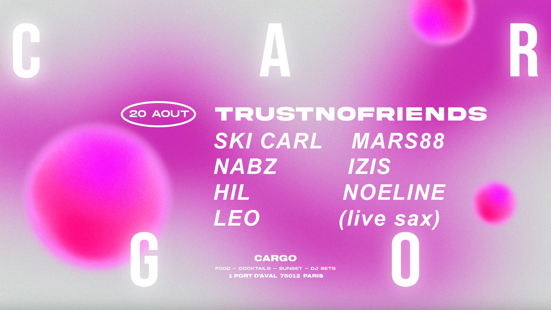 Cargo | Trustnofriends #3