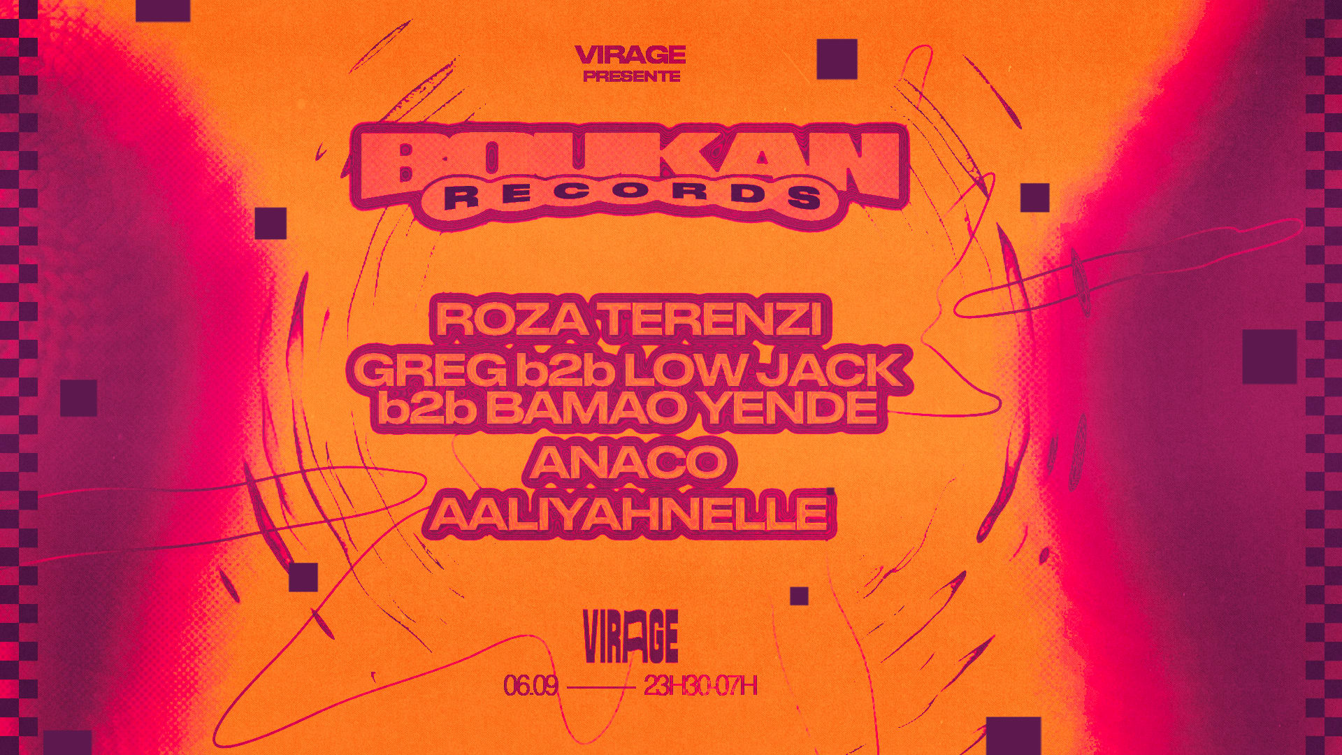 Virage Présente Boukan : Roza Terenzi, Greg, Low Jack, Anaco
