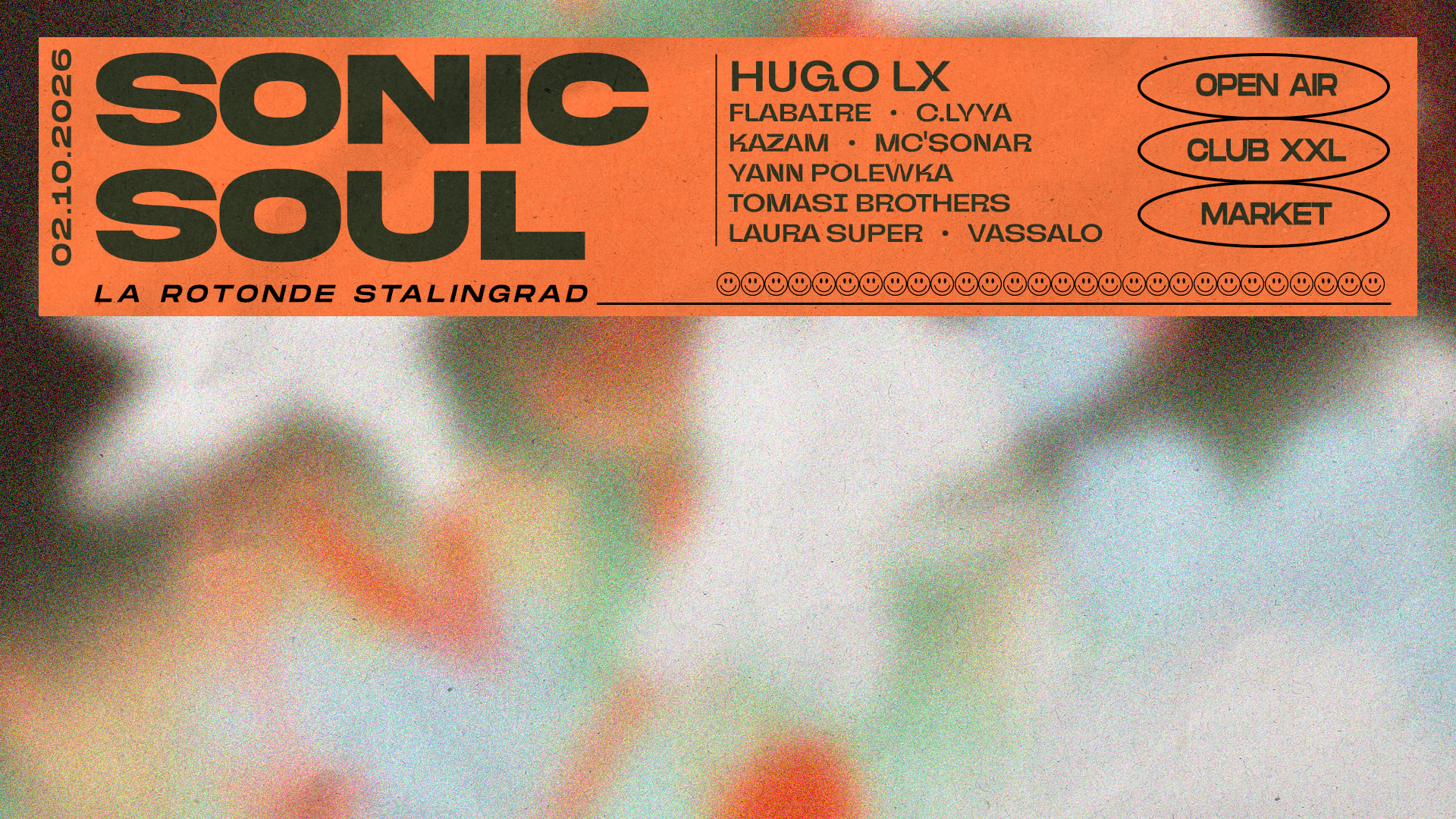 Sonic Soul · Open Air & Club: Hugo LX, Kazam, C.Lyya & More