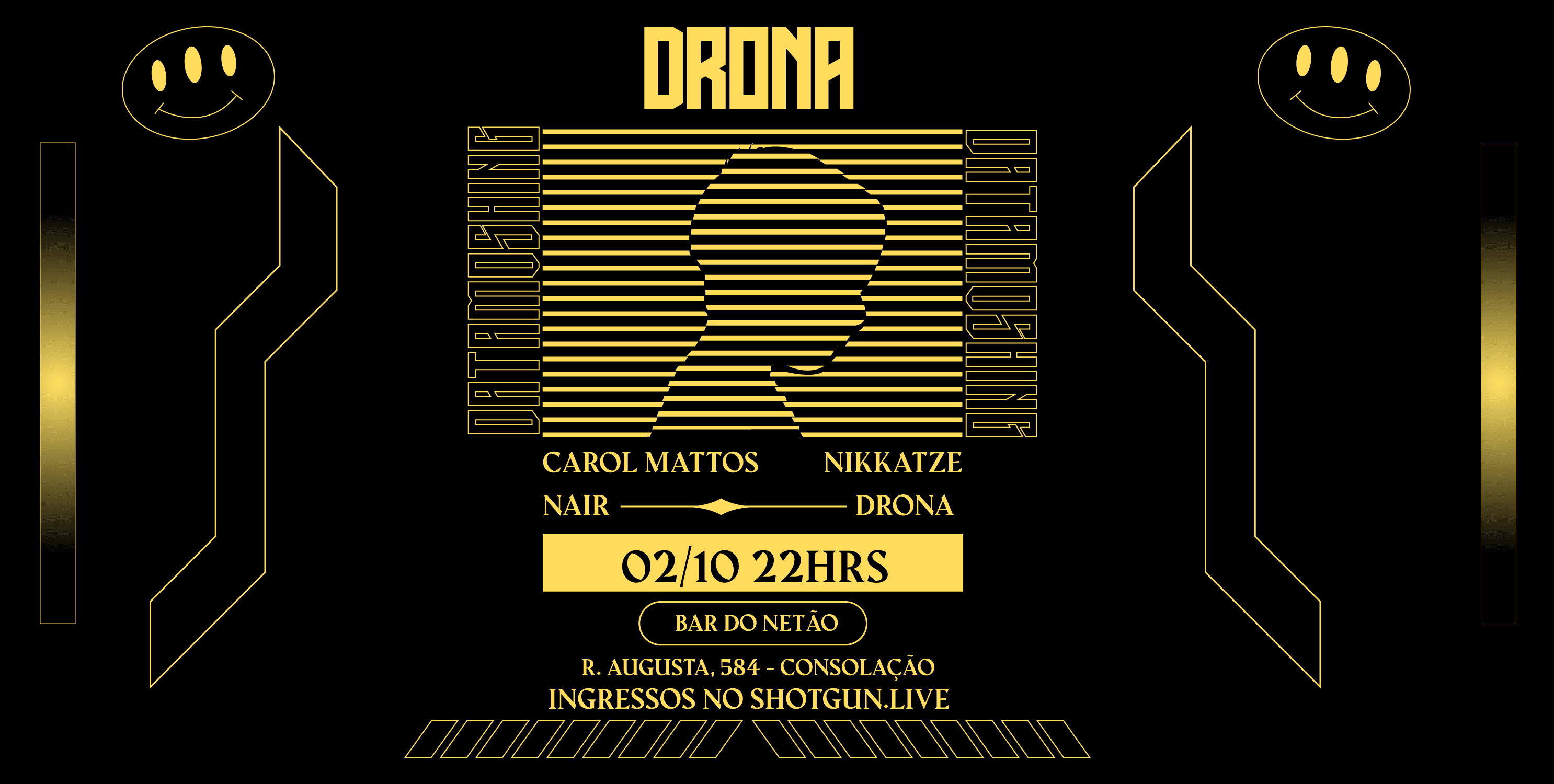 Drona Datamoshing Convida Carol Mattos/ Nikkatze/ Nair