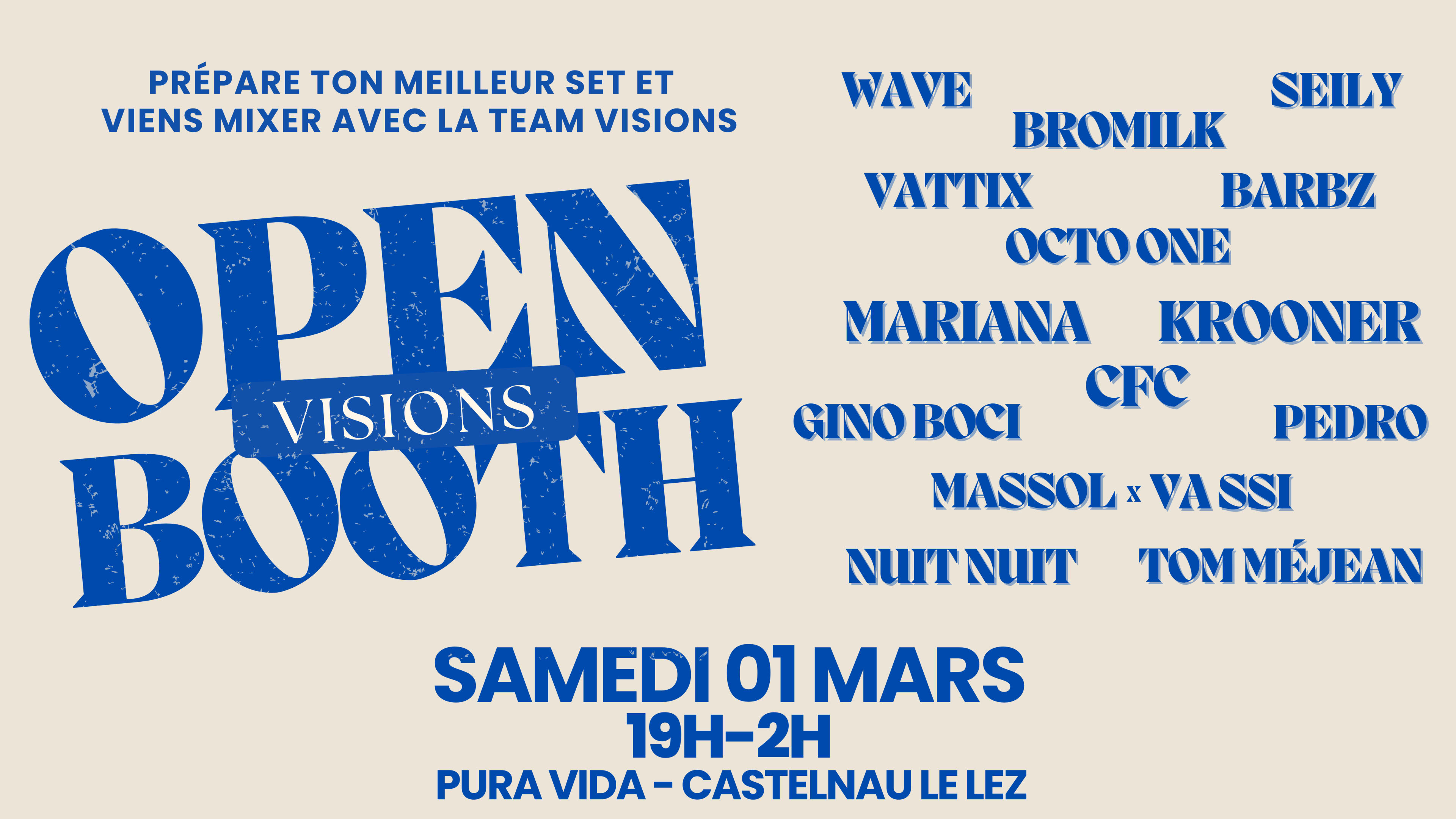 Visions : The Open Booth (New Format)