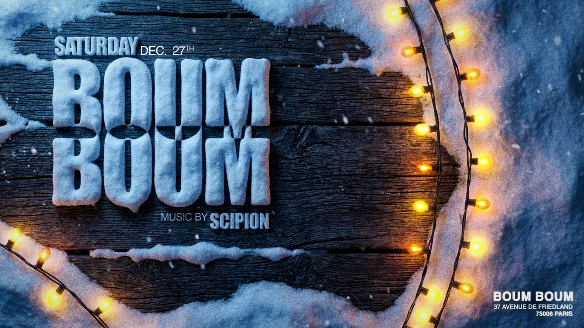 Samedi 27 Decembre - Le Chalet Du Boum Boum