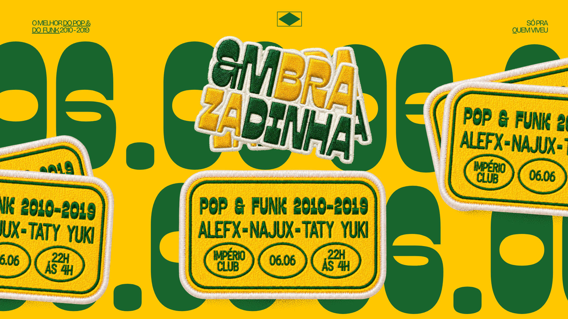 Embrazadinha Especial Pop & Funk 2010-2019