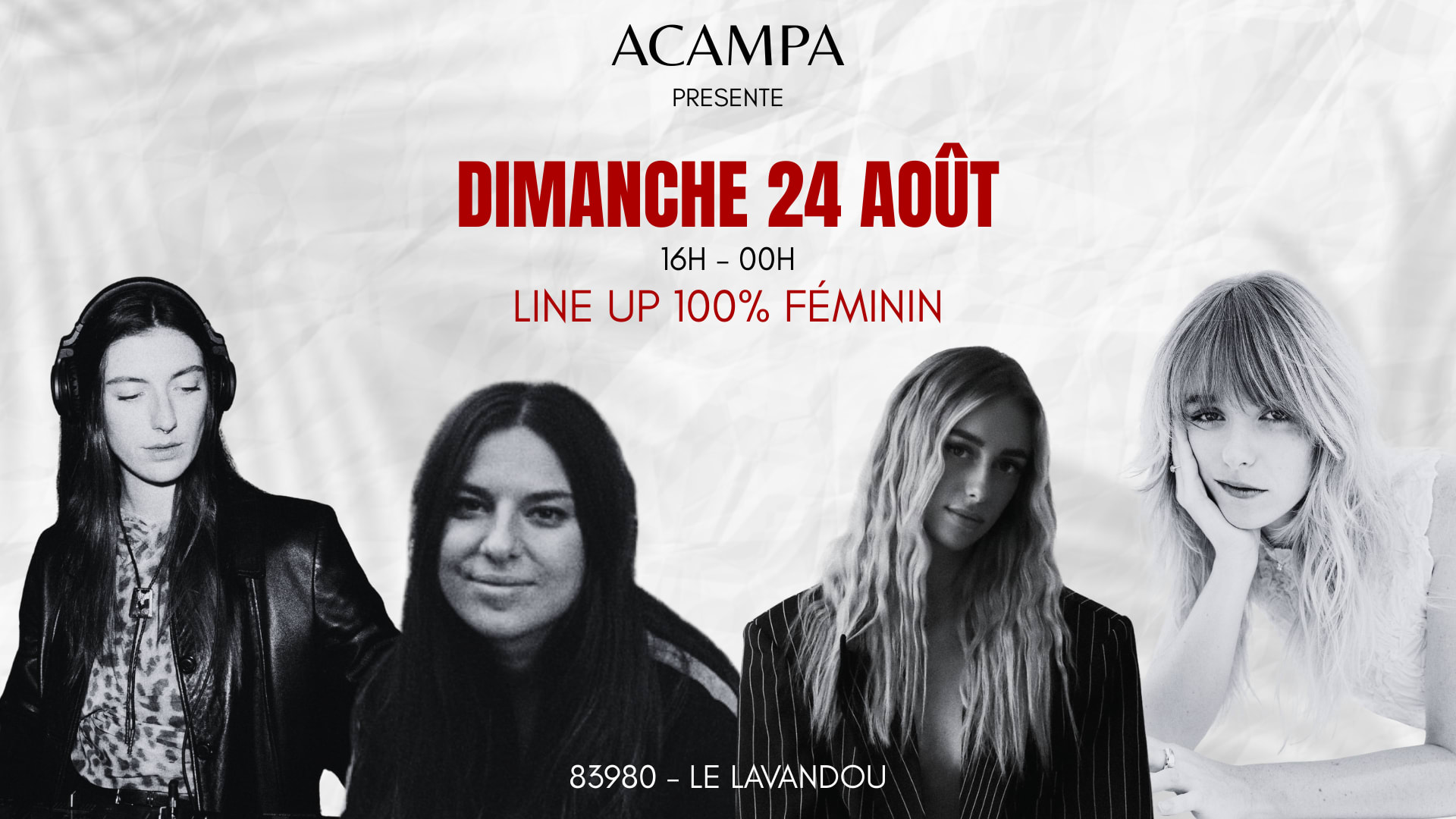 Beach Party Line Up 100% Féminin - Dim 24 Août
