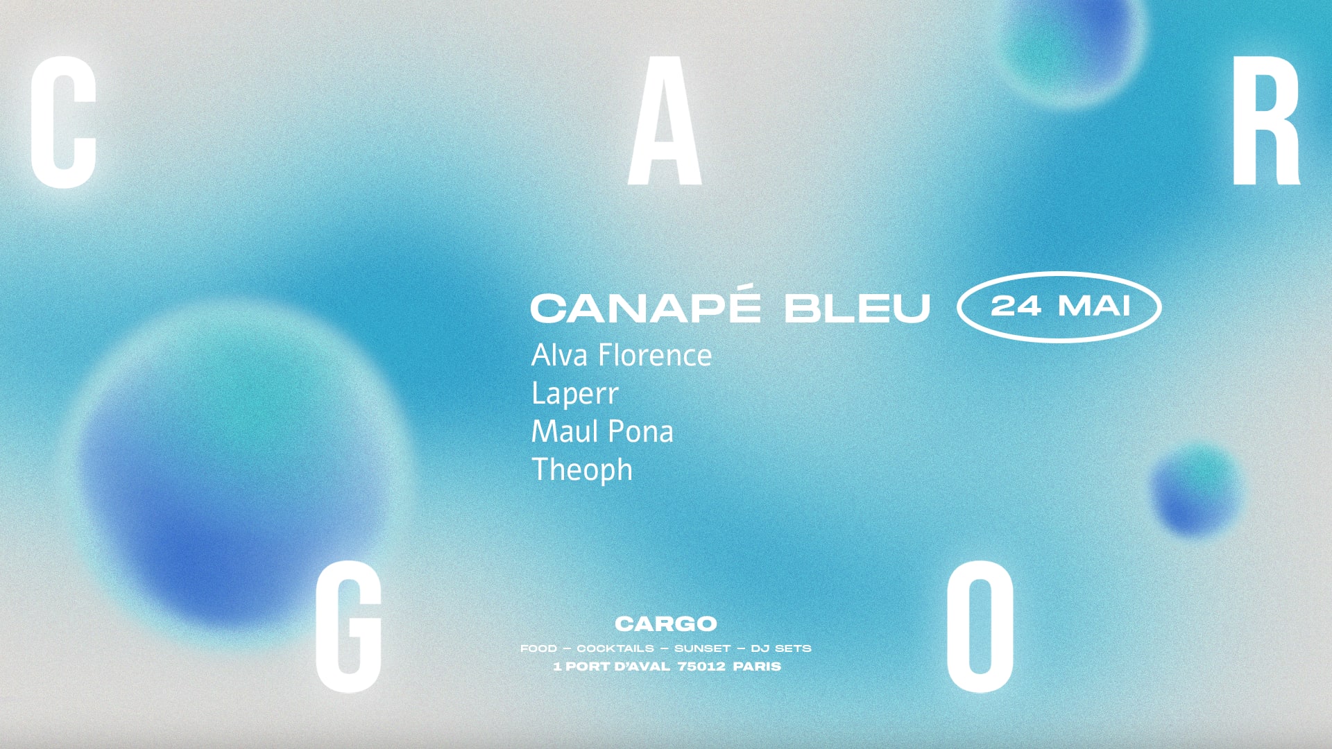 Cargo | Canapé Bleu
