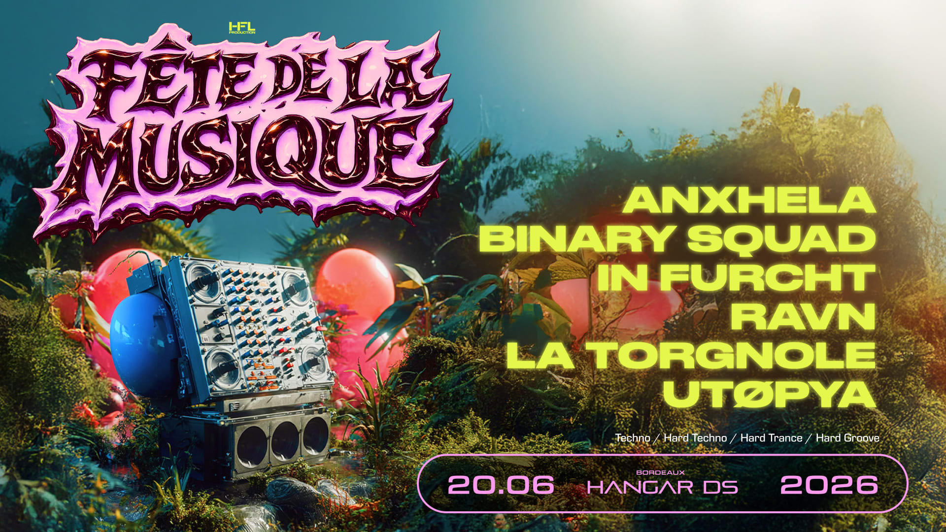 Fête De La Musique // Anxhela - Binary Squad - In Furcht ...