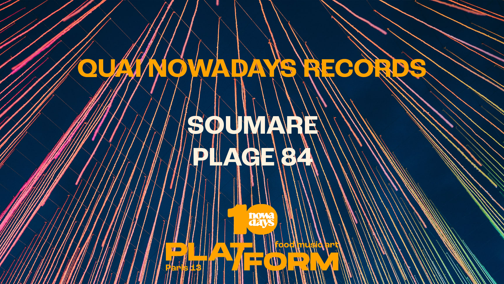 Open Air (Free) • Quai Nowadays Records W/ Plage 84 & Soumae