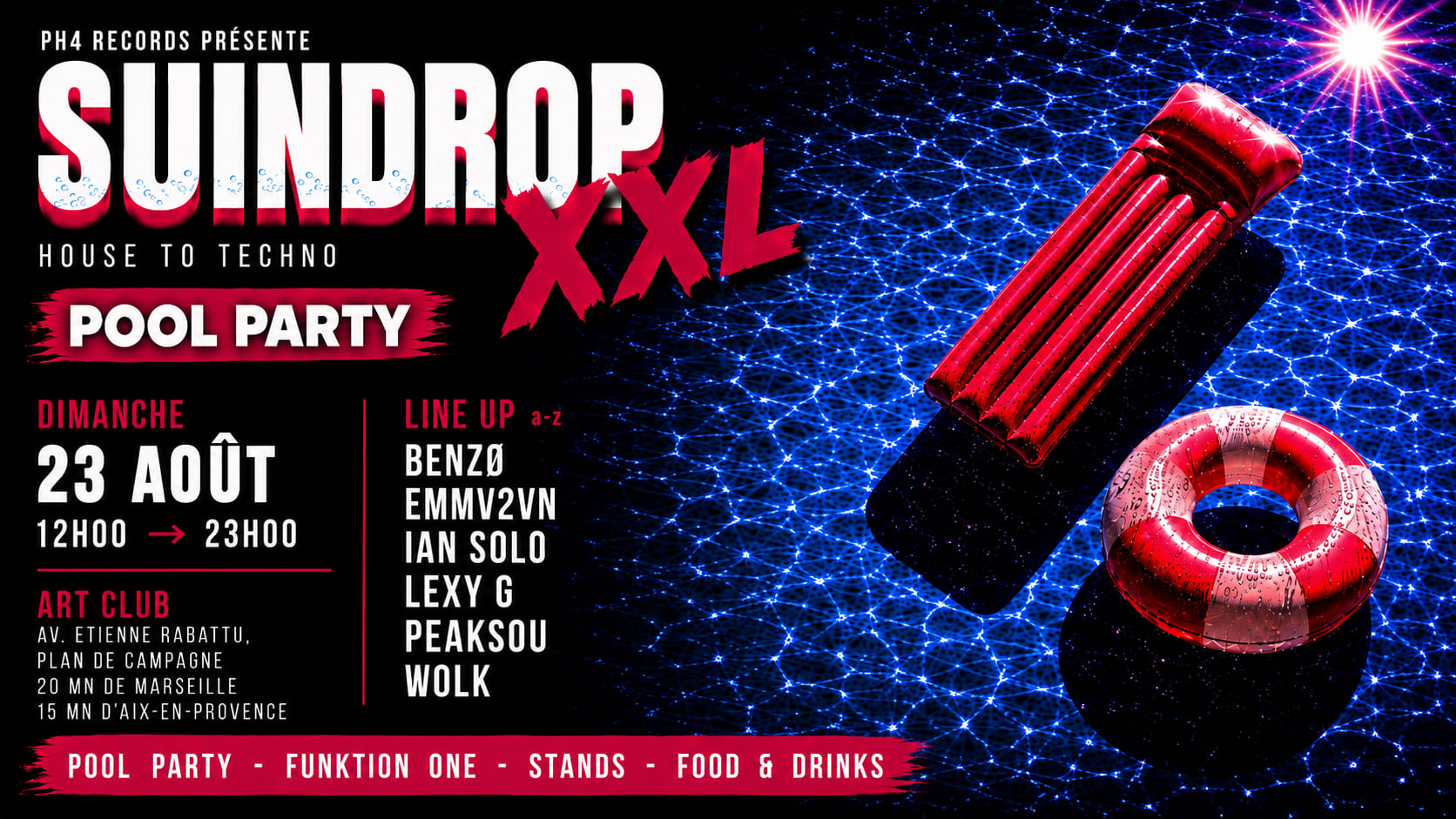 Ph4 Records Présente : Sundrop Xxl II — Pool Party