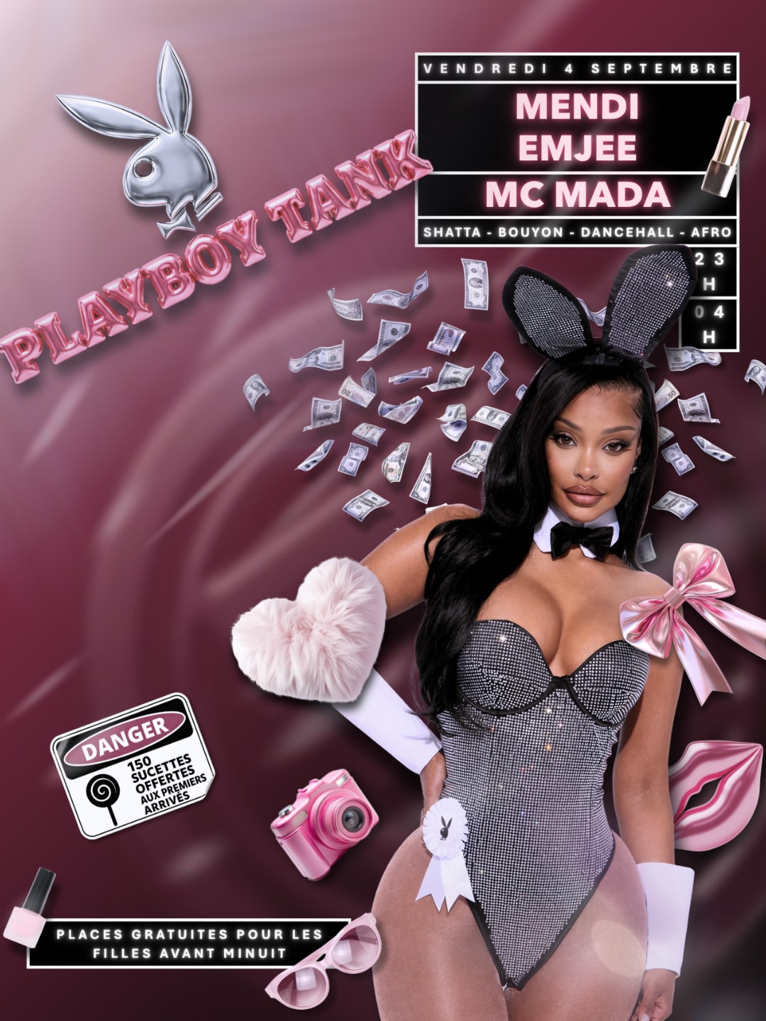Playb*Y Tank - Mendi, Emjee & MC Mada