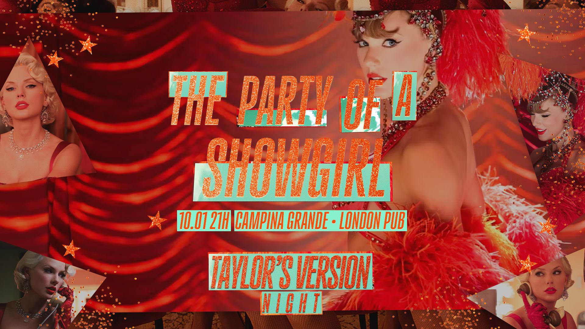 Taylor's V. Night: The Party Of A Showgirl Em Campina Grande