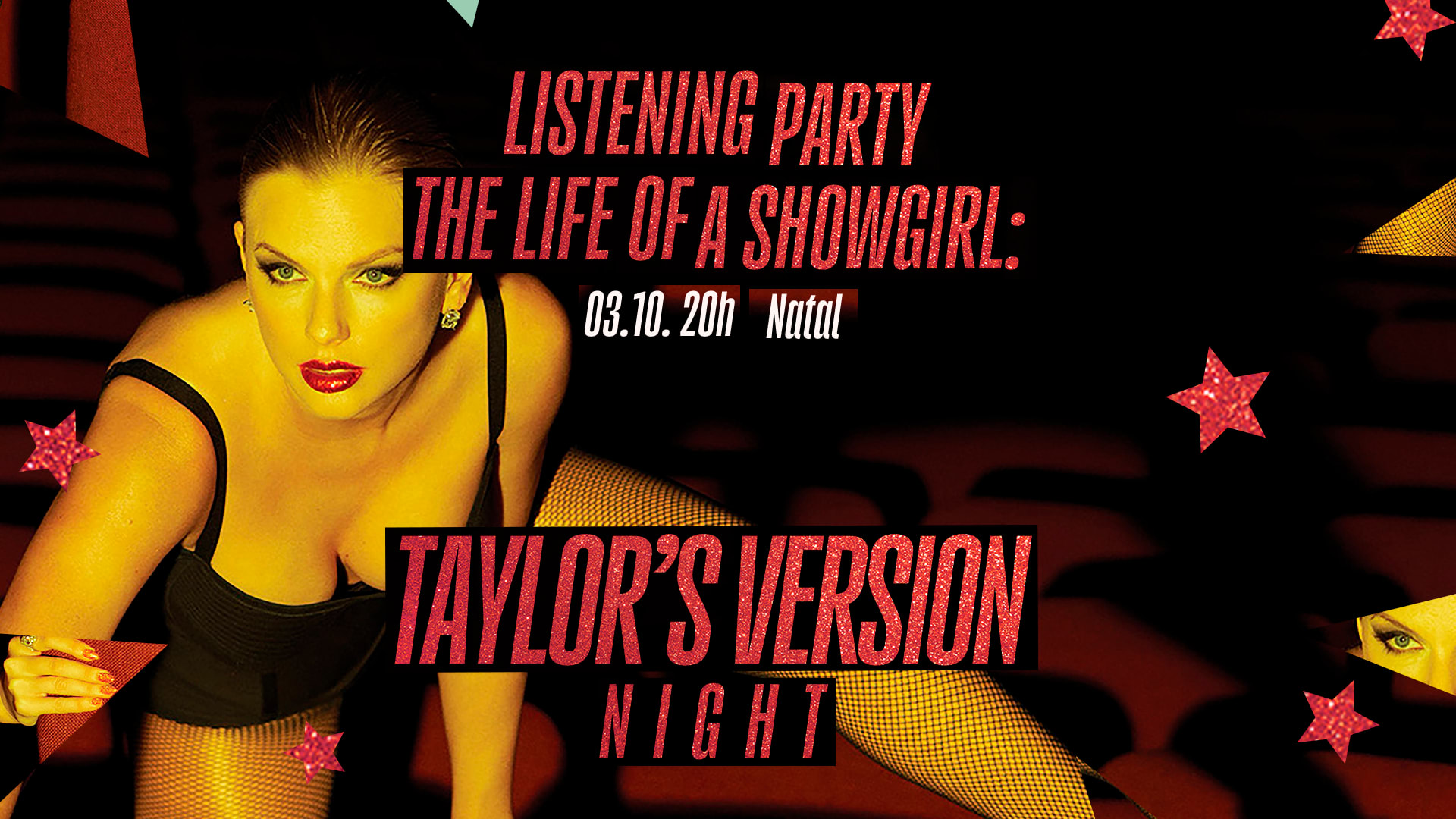 Taylor's Version Night: The Life Of A Showgirl Em Natal