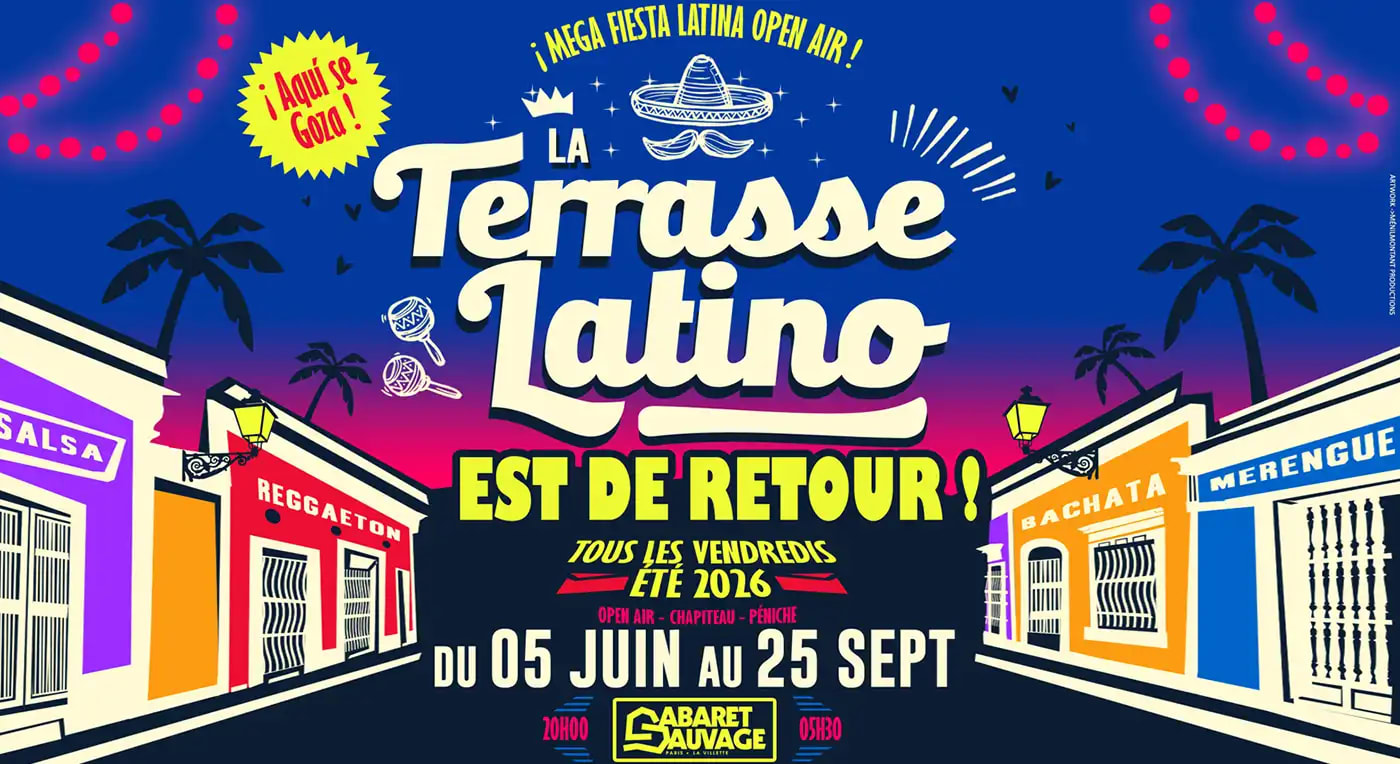 La Terrasse Latino Du Cabaret Sauvage! 03.07.2026