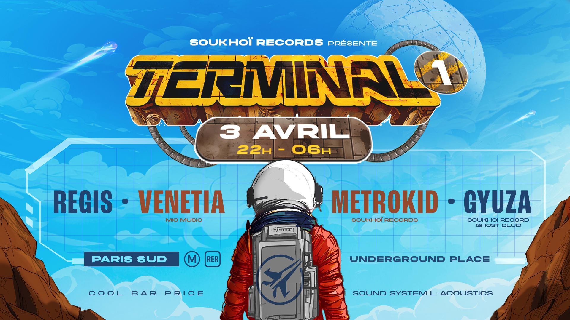 Soukhoi Records Terminal1: Gyuza,Venetia,Metrokid Live,Regis