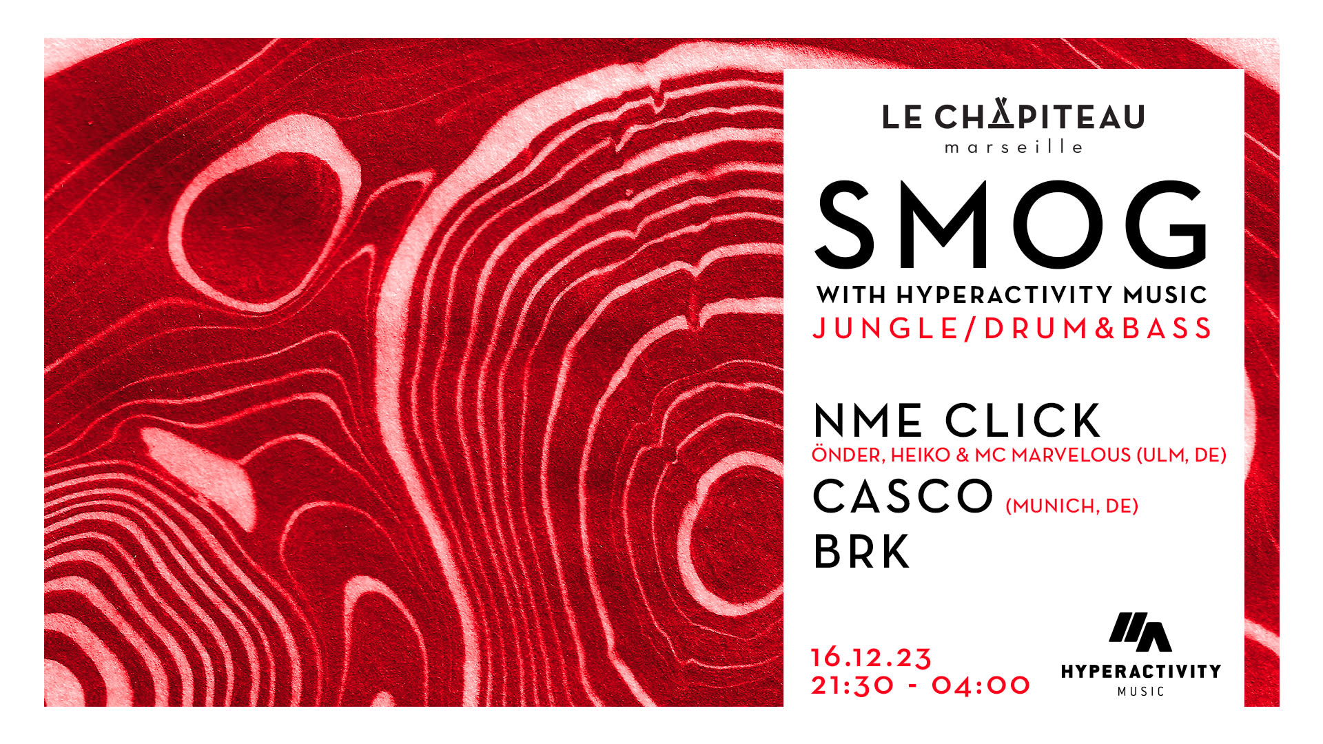 Smog W/ Hyperactivity Music Invite Nme Click & Casco + Brk