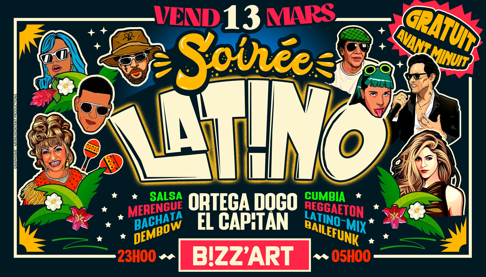 Soirée Latino X Canal St Martin 13.03.26