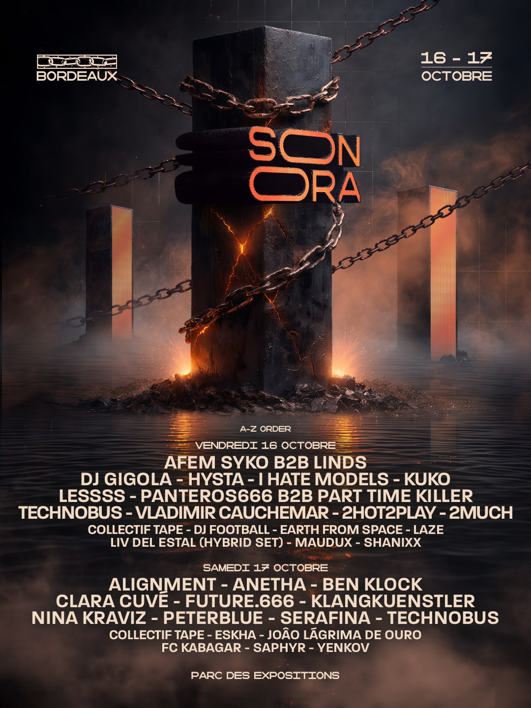 Sonora Bordeaux : 16-17 Octobre