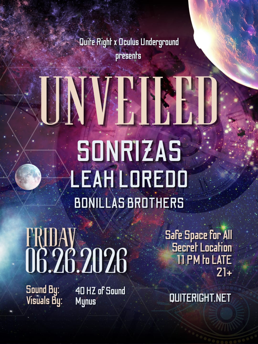 Unveiled W/ Sonrizas