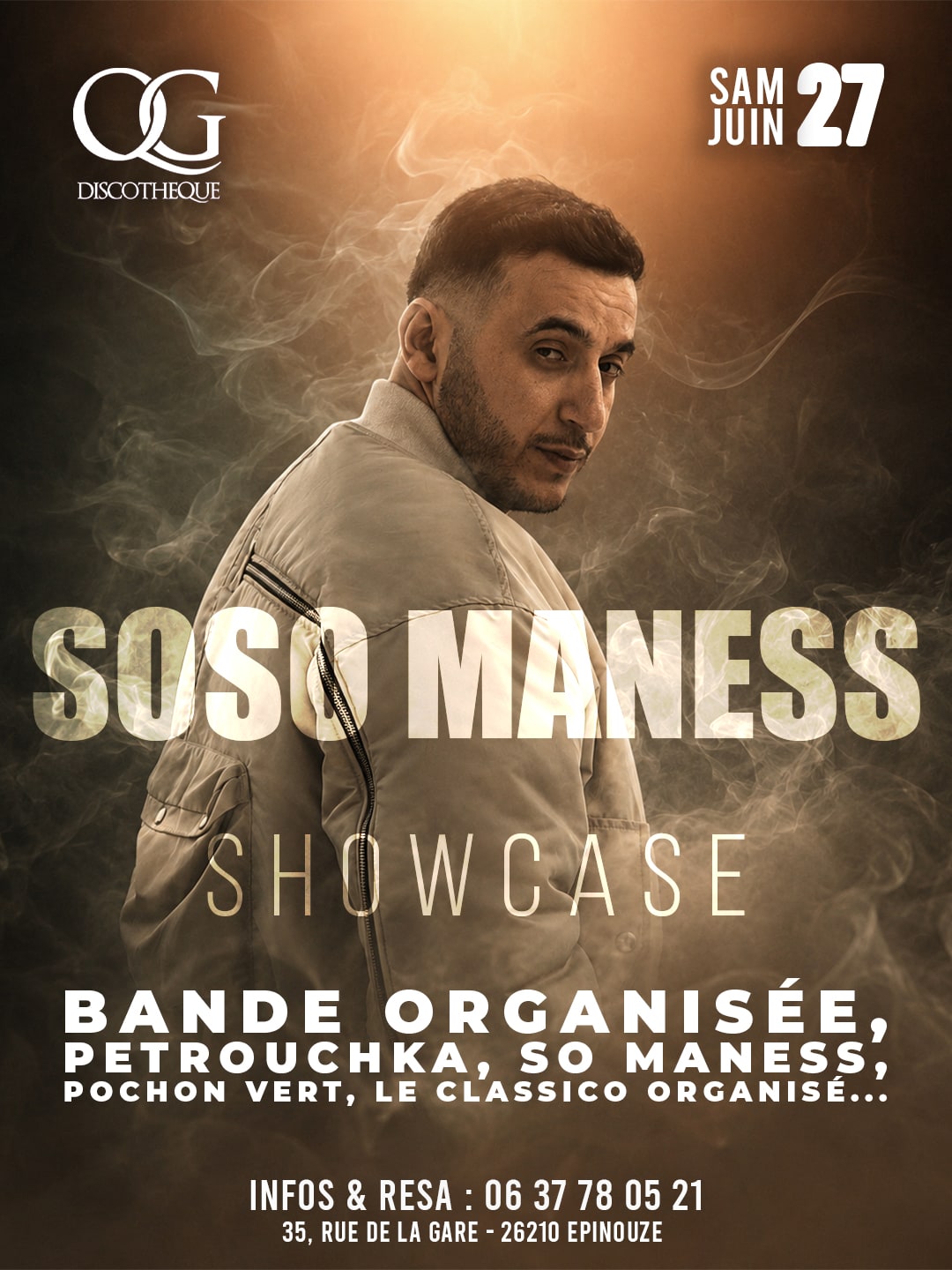 Showcase Soso Maness / Qg Discothèque