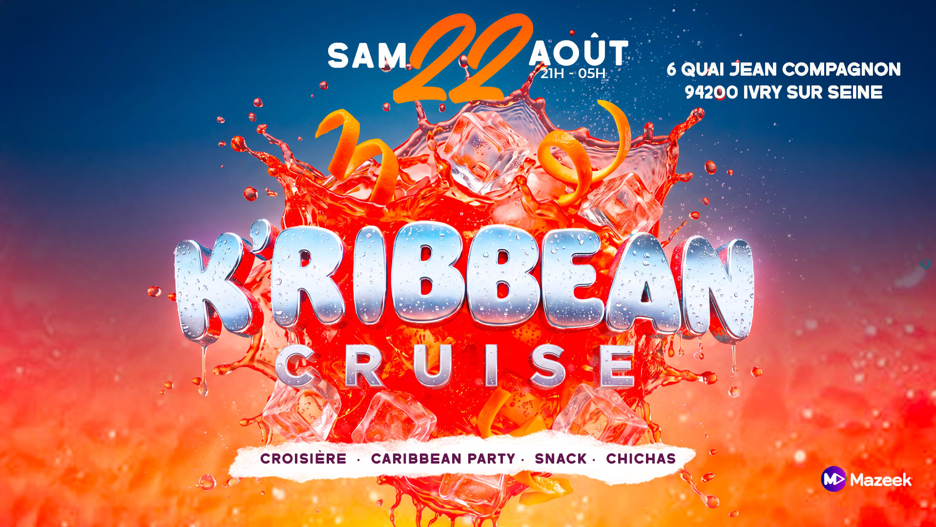 K’Ribbean Cruise | Croisière| Rooftop| Terrasse