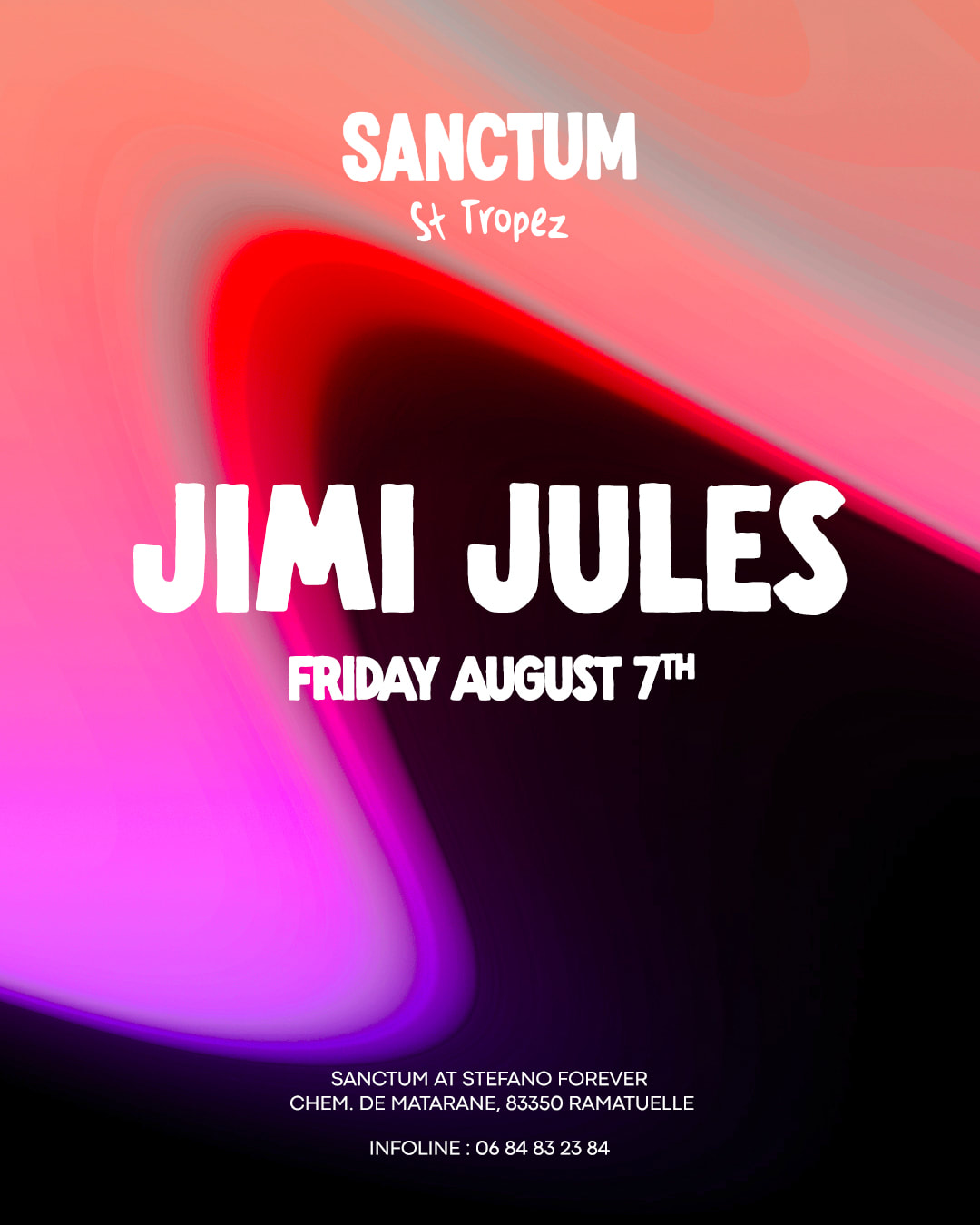 Jimi Jules At Sanctum Saint-Tropez