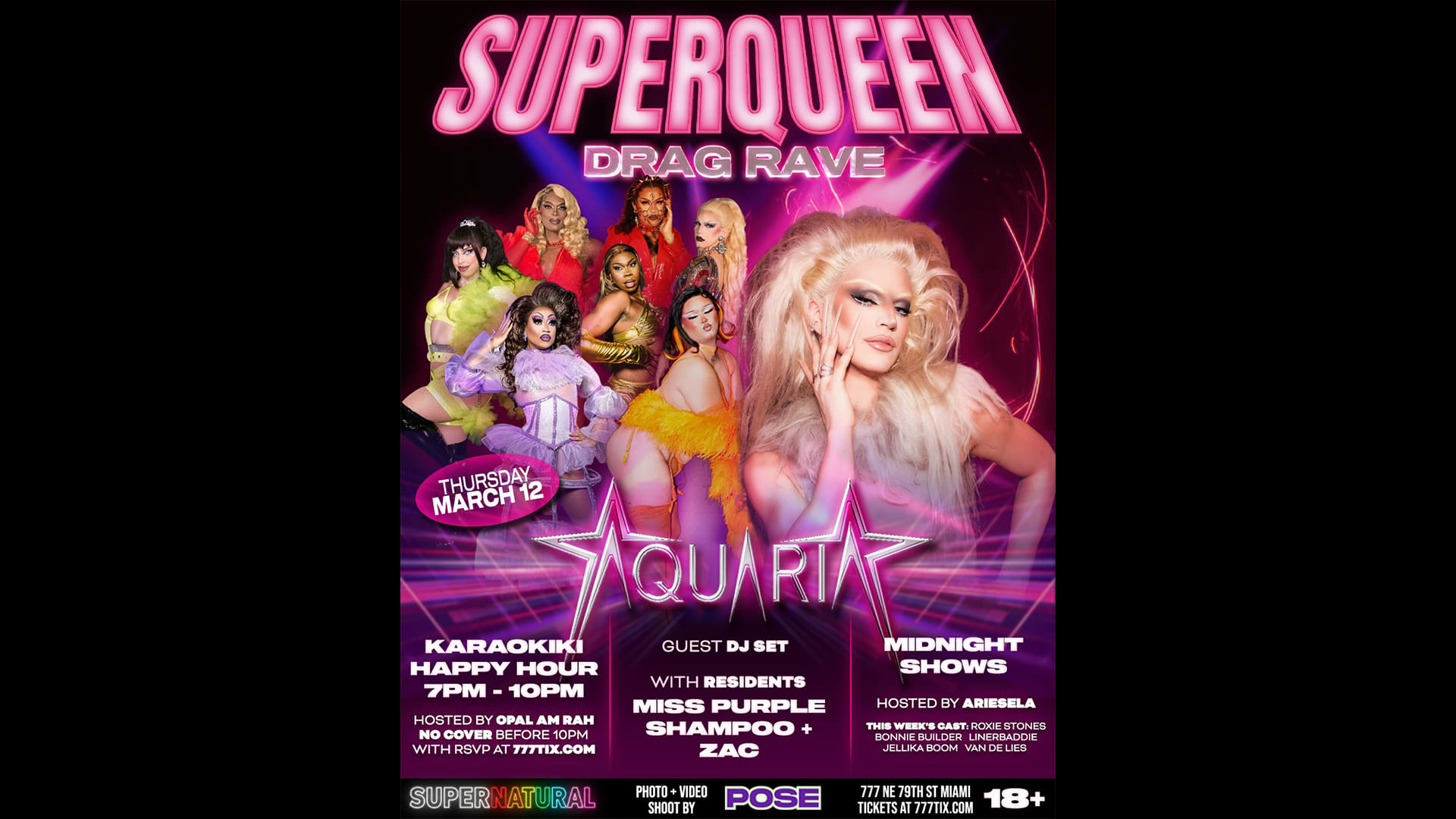 Superqueen Drag Rave Ft. Aquaria (18+)