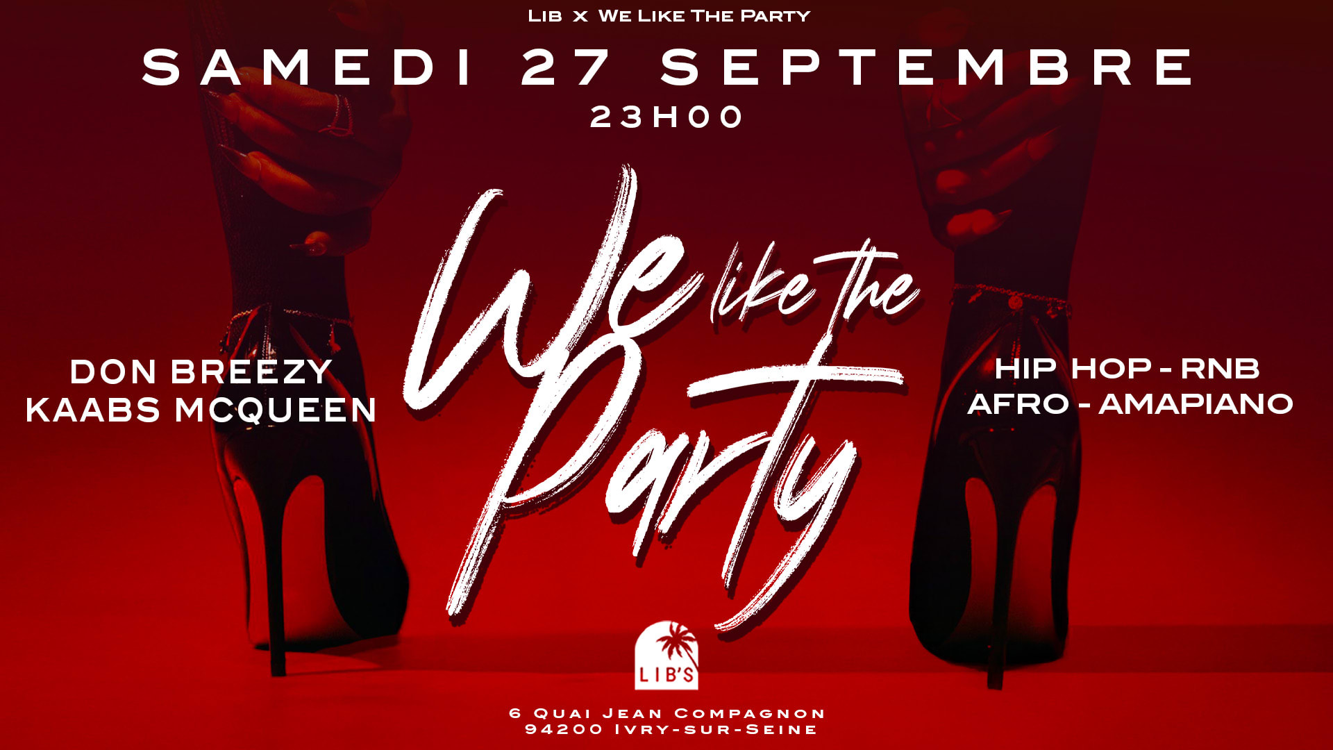 We Like The Party • Samedi 27 Septembre