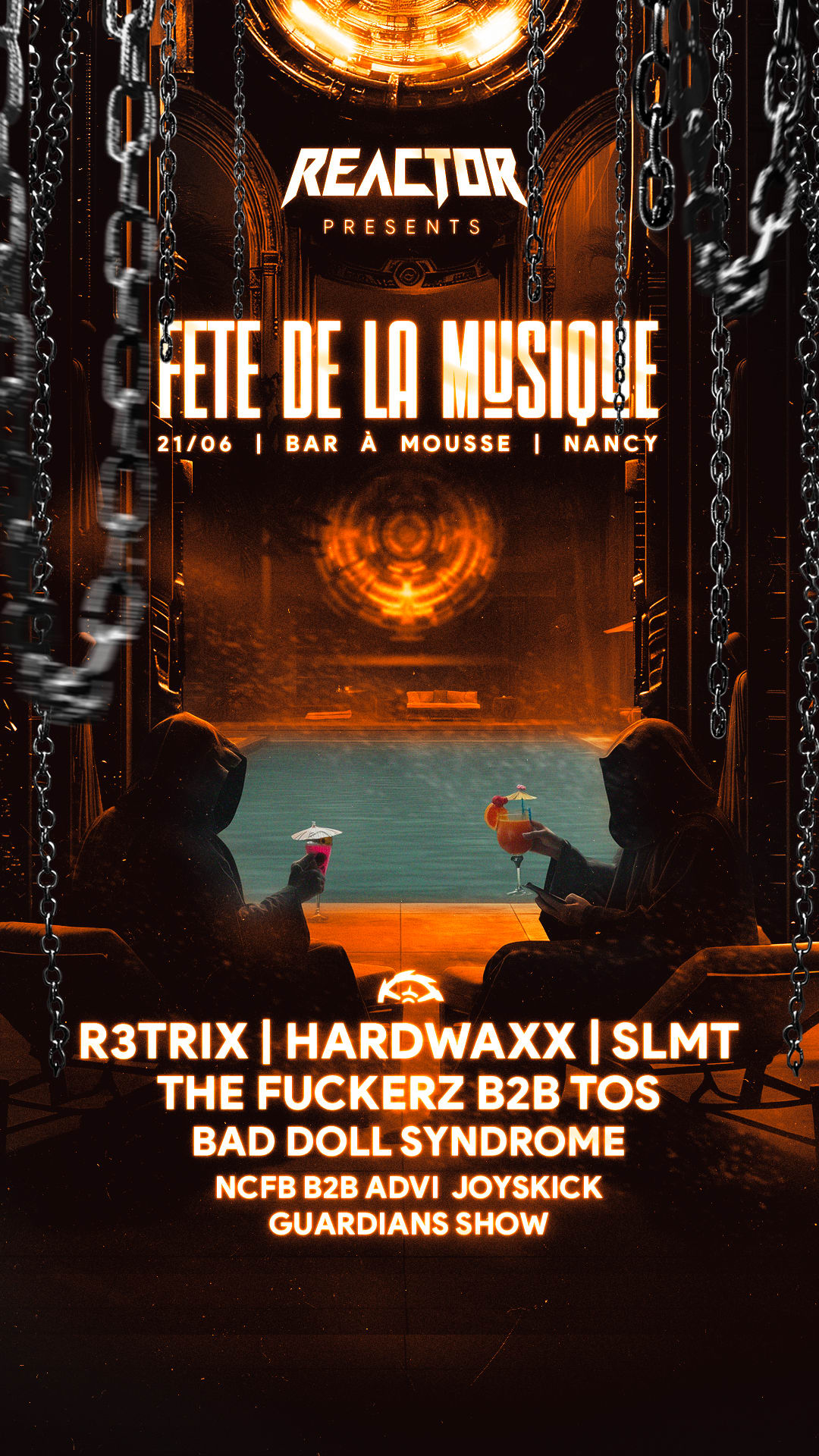 Reactor - Fête De La Musique W/ R3trix, Hardwaxx, Slmt
