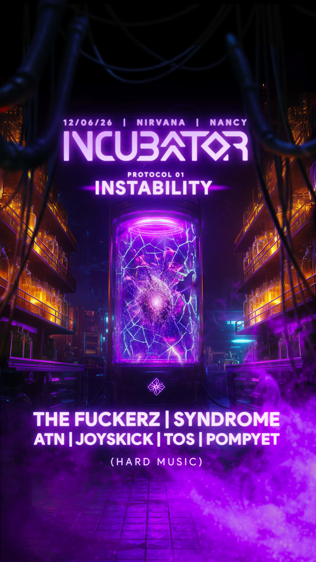 Incubator - Instability W/ The Fuckerz, Syndrome, Atn