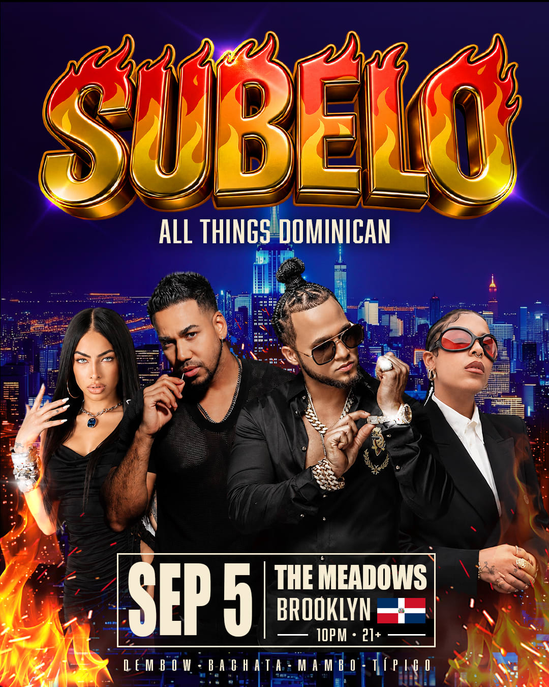 Subelo - Dembow • Bachata • Mambo • Tipico (21+)