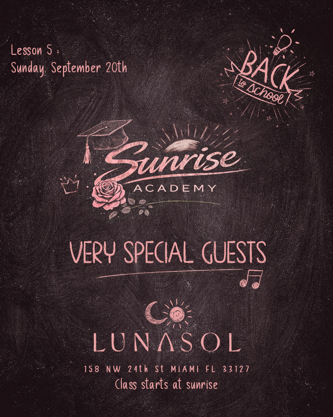 Lunasol Pres. Sunrise Lesson 5