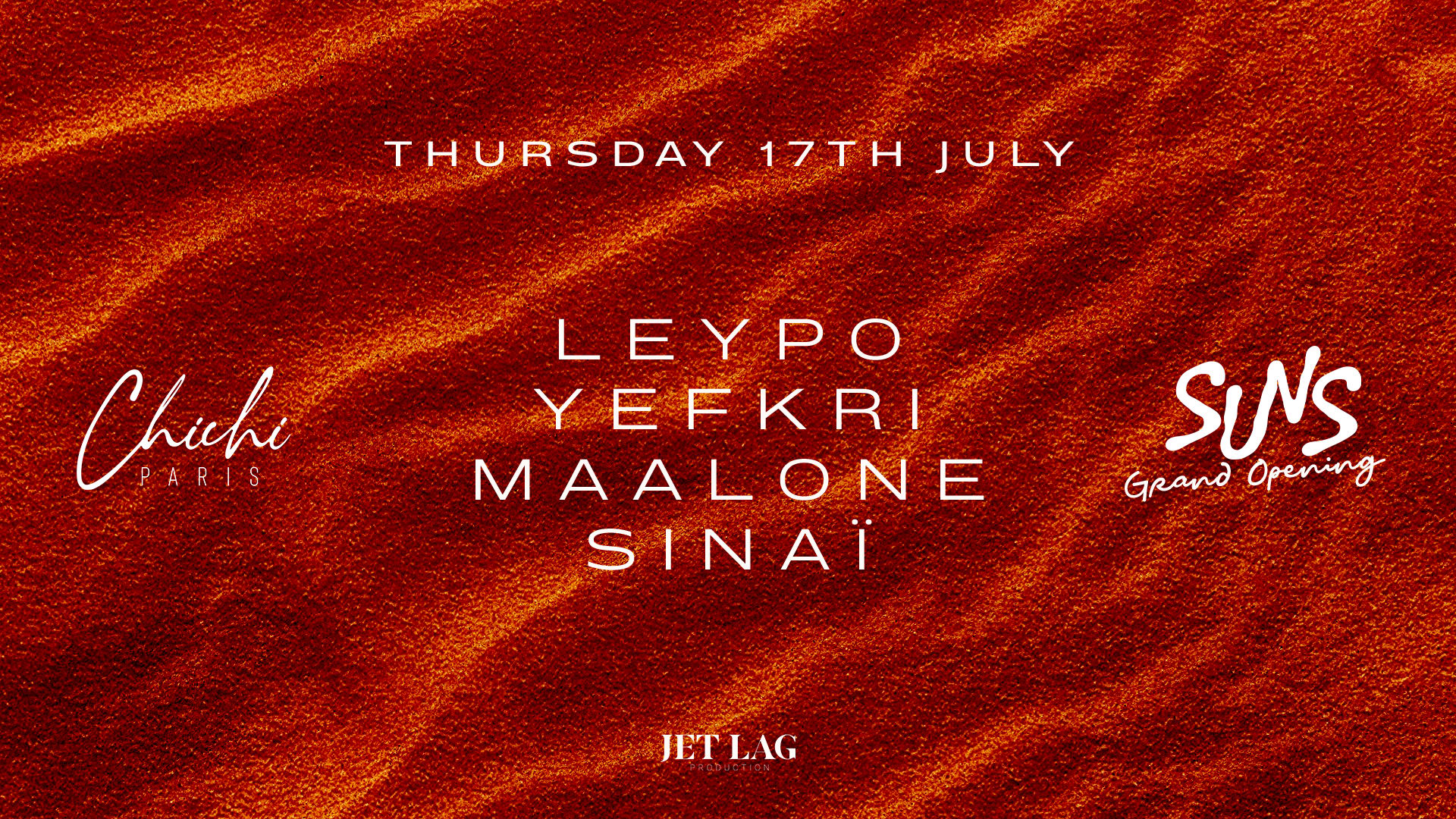 Grand Opening : Suns Invites Leypo Yefkri Maalone Sinaï