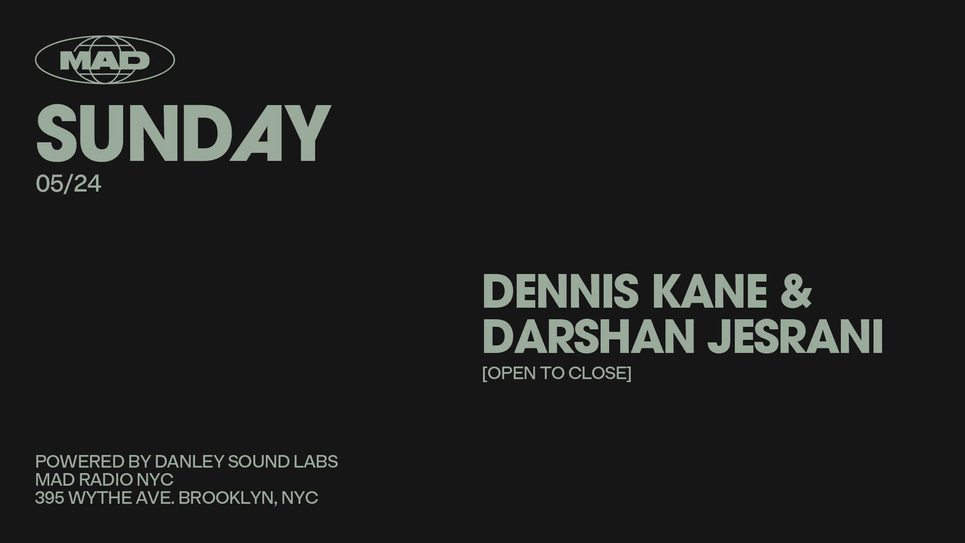Dennis Kane & Darshan Jerani [Open To Close]