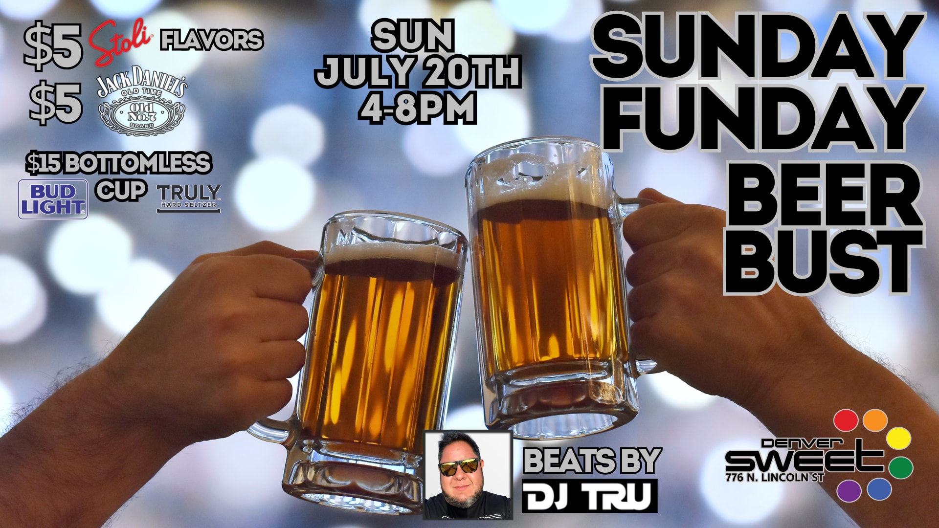 Sunday Funday Beerbust (W/ Dj Tru) No Cover 7/20