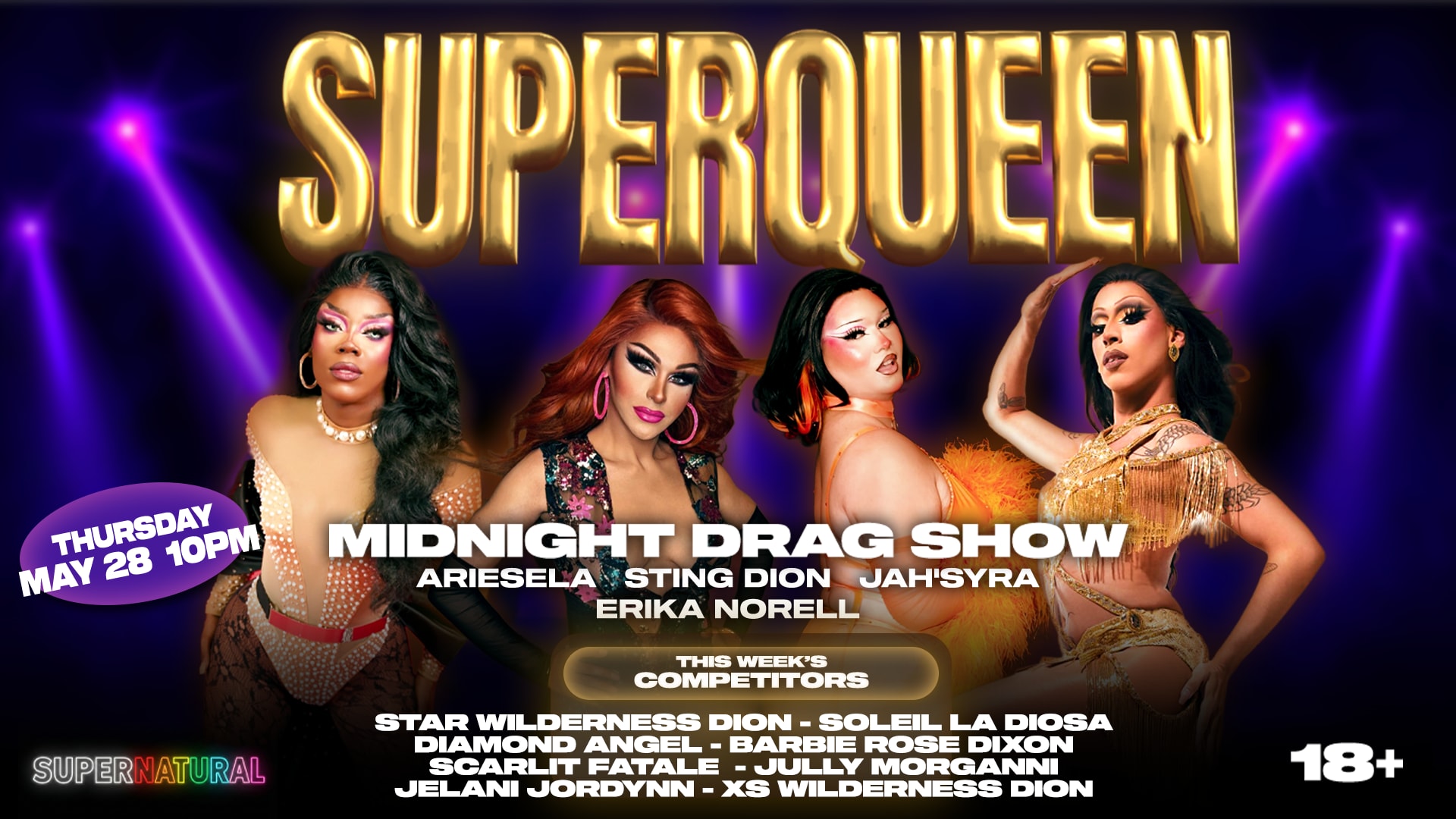 Superqueen Drag Rave + Competition (18+)