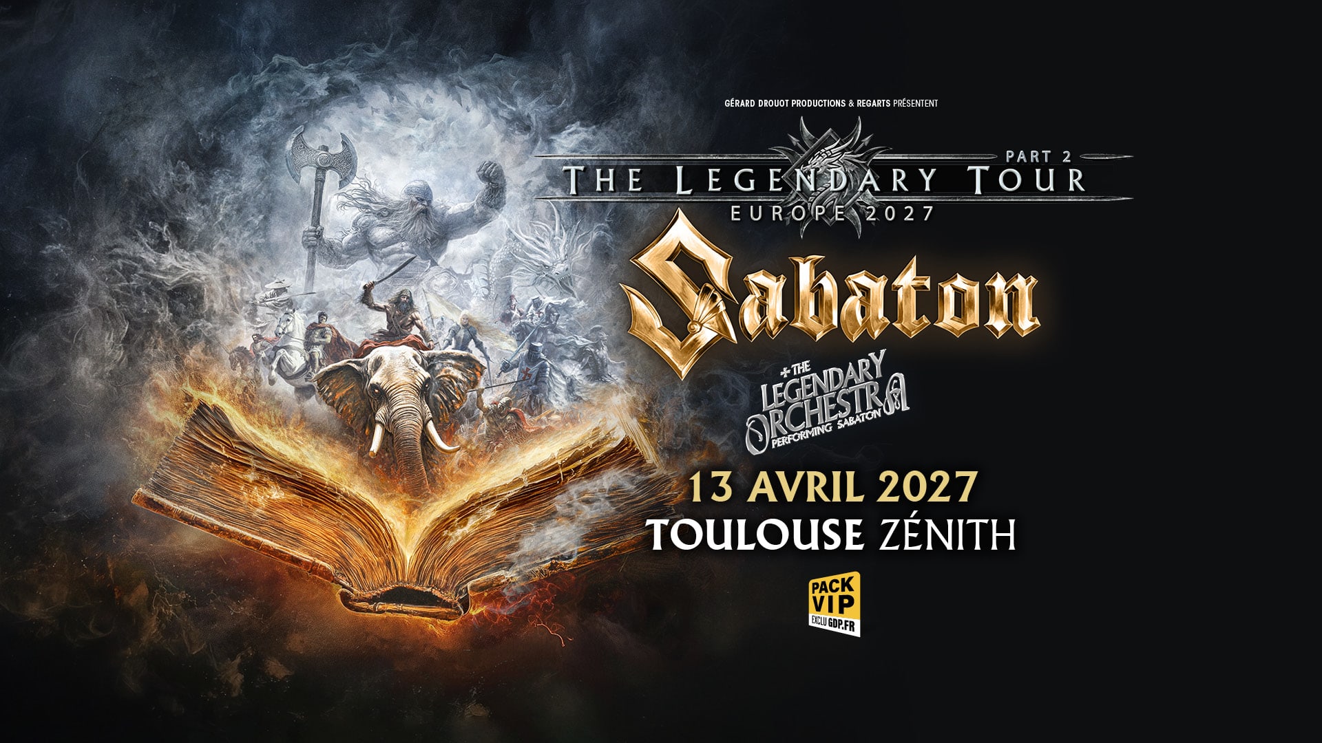 Sabaton - The Legendary Tour Europe 2027