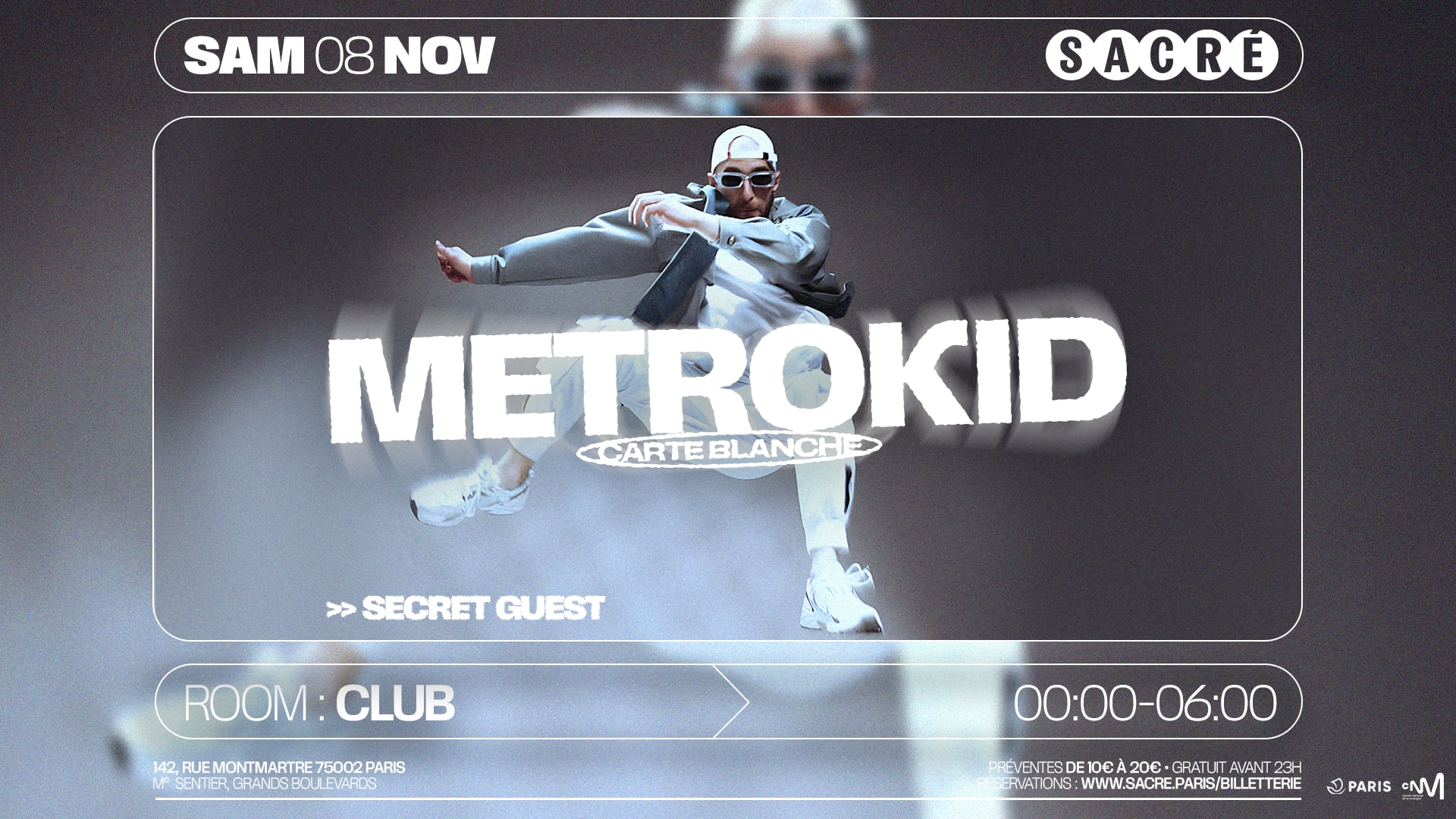 Sacré Présente : Carte Blanche Metrokid