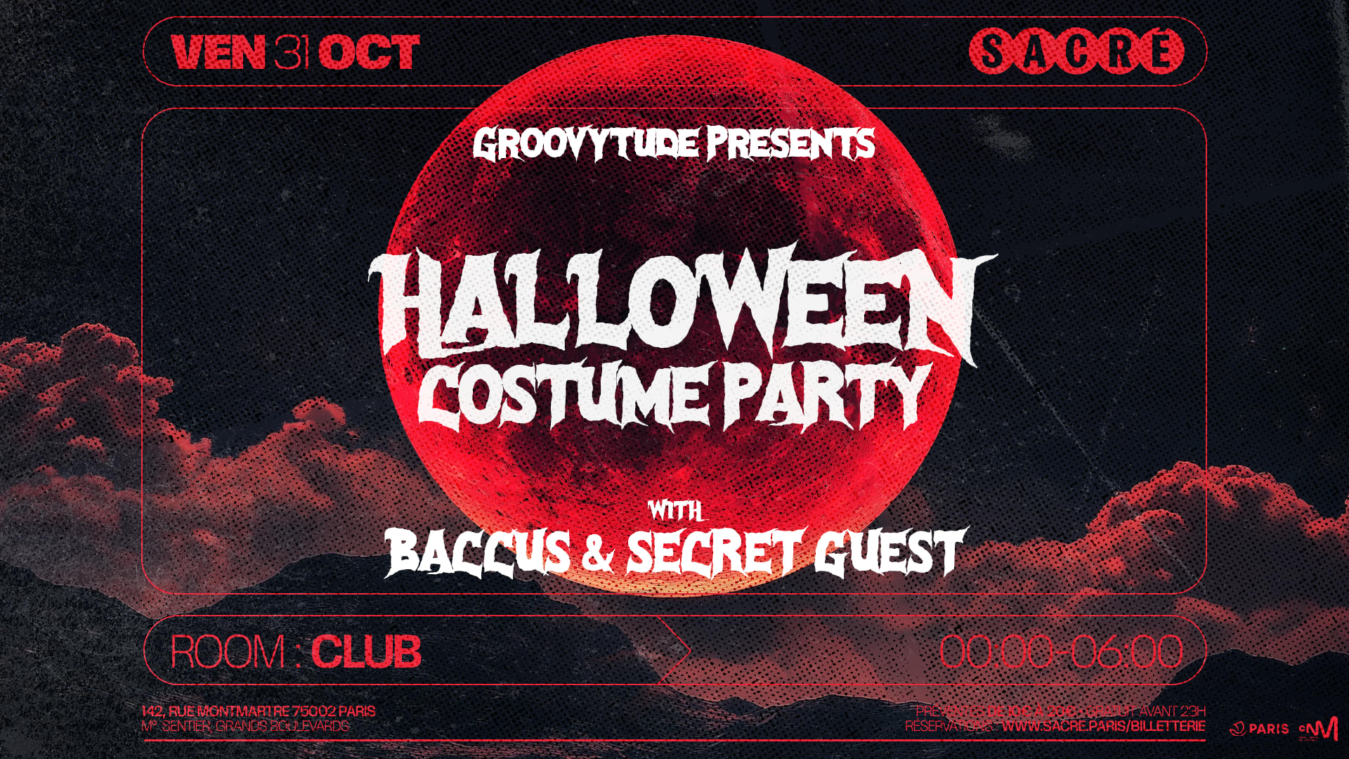 Sacré Présente : Groovytude Costume Party By Baccus